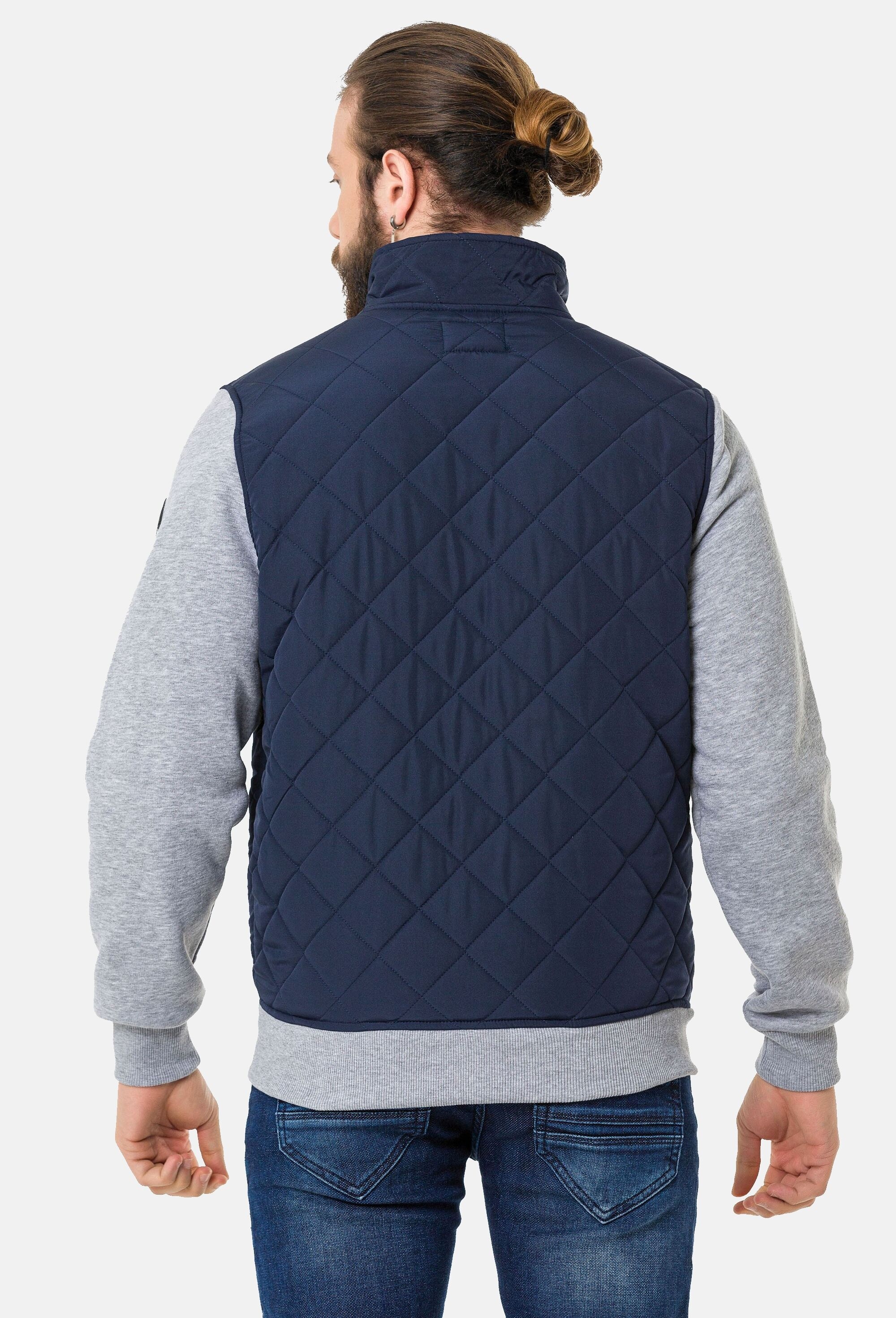 Cipo & Baxx Winterjacke »Cipo & Baxx Jacke« ohne Kapuze mit Sweatärmeln
