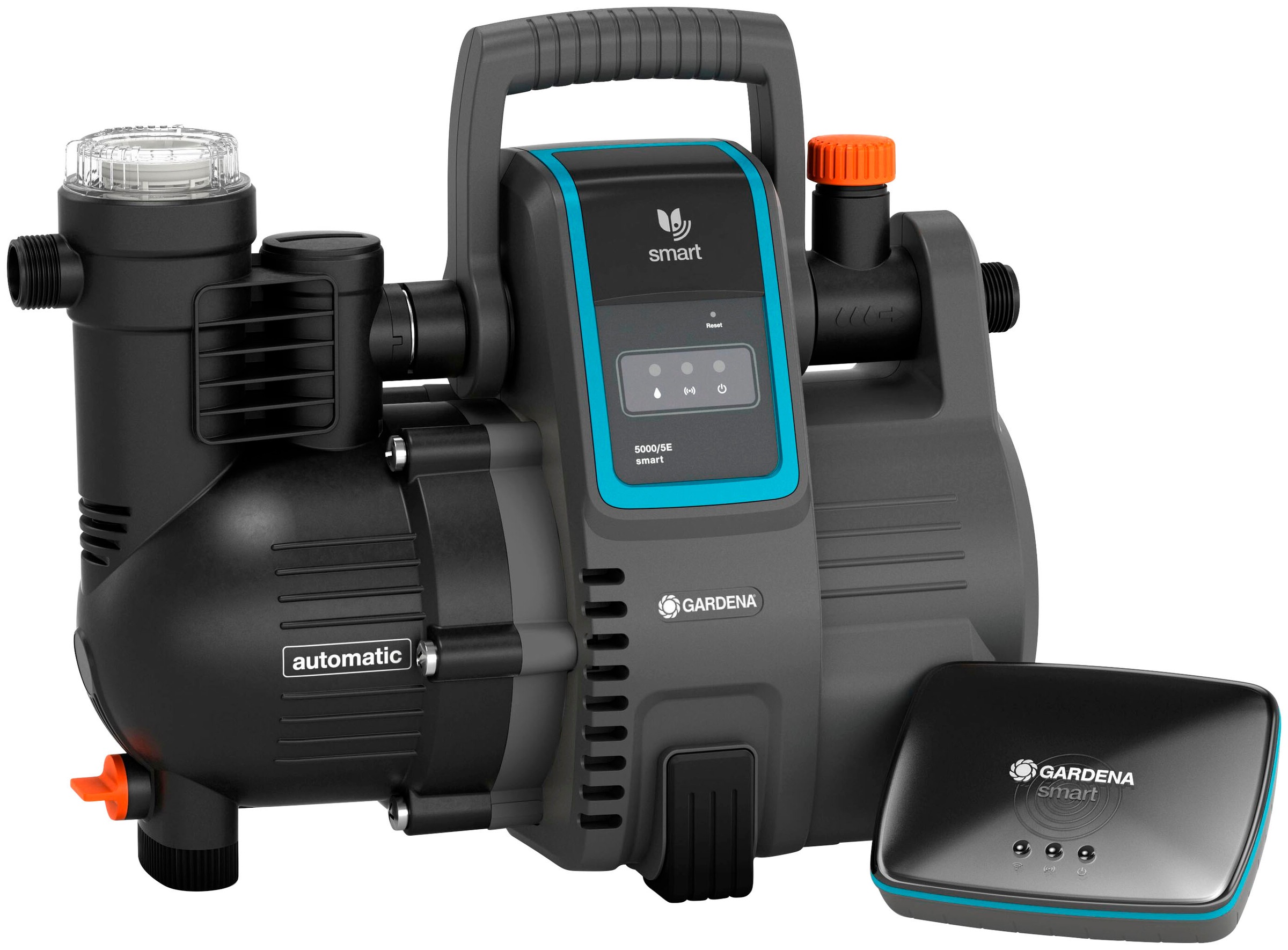 GARDENA Gartenpumpe »smart Pressure Pump«, (Set, 2 tlg.), dopp. Dichtungssystem,... kaufen