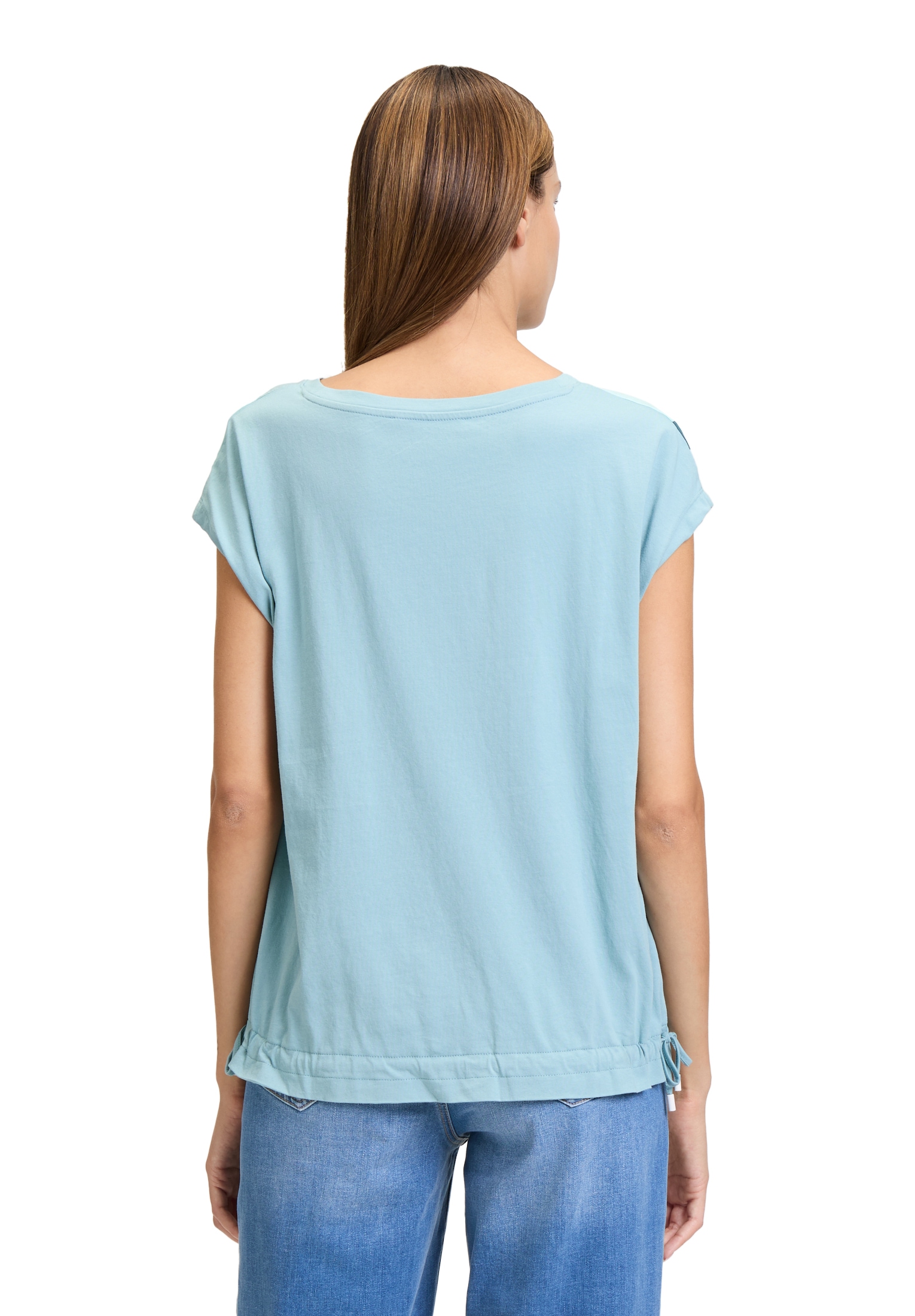 Betty&Co Kurzarmshirt »Patchwork-Shirt mit Print«