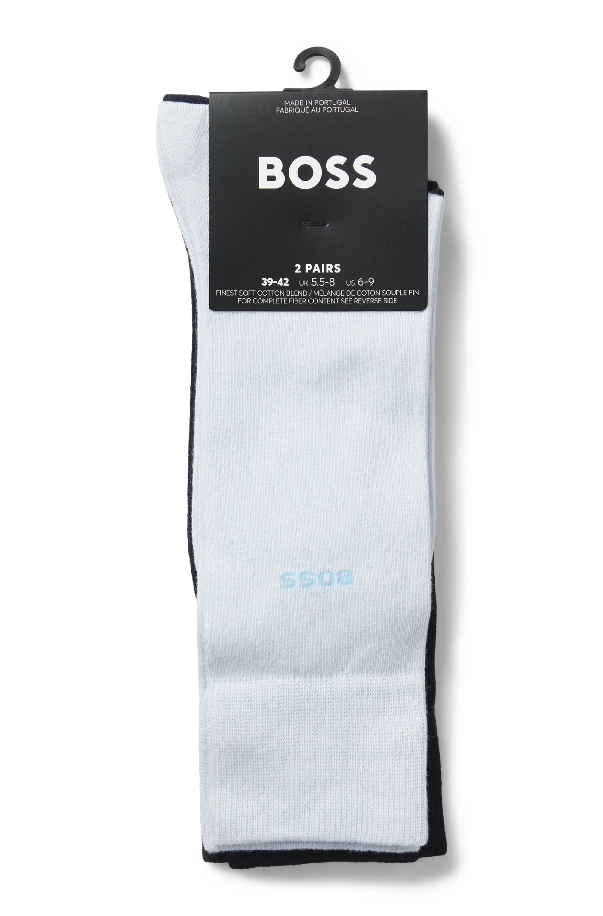 BOSS Businesssocken »2P RS Uni CC« Packung, 2er, 2 Paar tlg. mit Markenlogo