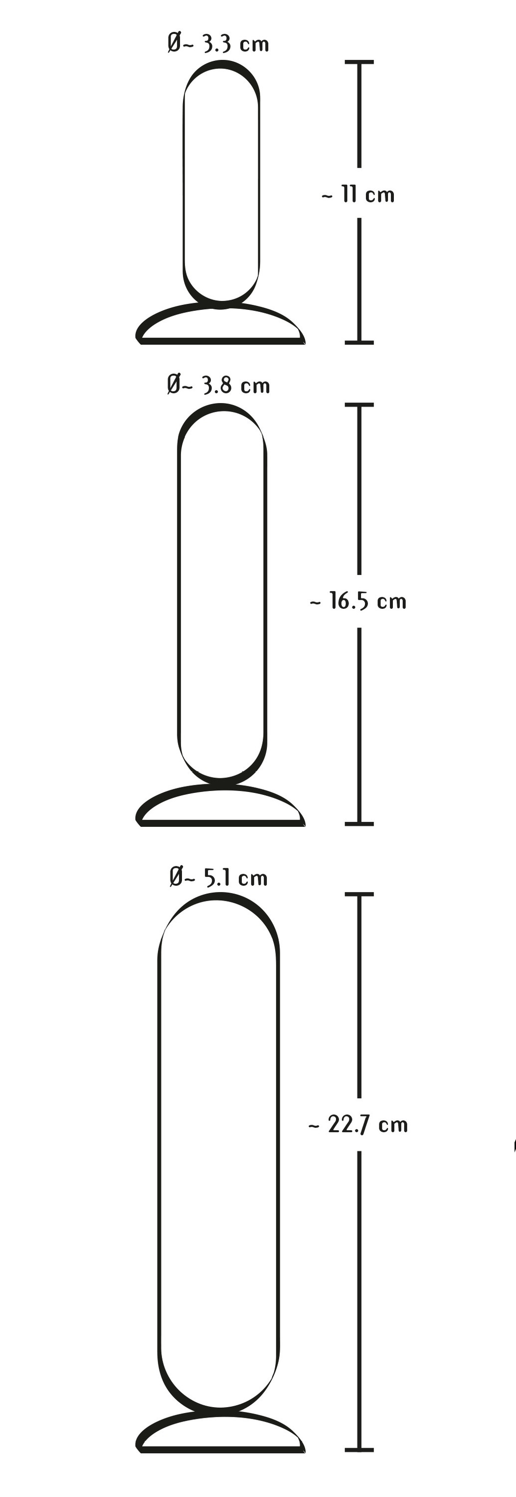 You2Toys Anal-Stimulator »Toy Set Anal-Training-Set Dildos« ()