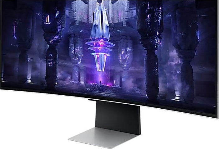 Samsung Curved-Gaming-OLED-Monitor »Odyssey OLED G8SB S34BG850SU«, 86 cm/34 Zoll, 3440 x 1440 px, 4K Ultra HD, 0,1 ms Reaktionszeit, 175 Hz, 0.03ms GTG