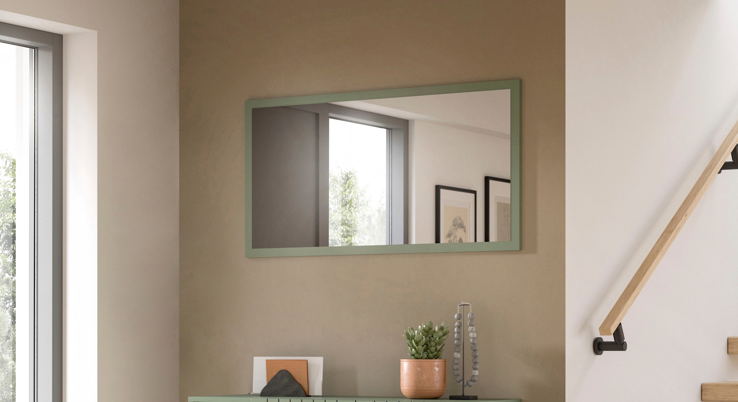 INOSIGN Spiegel »TATIO,106x55x2 cm, große Spiegelfläche«