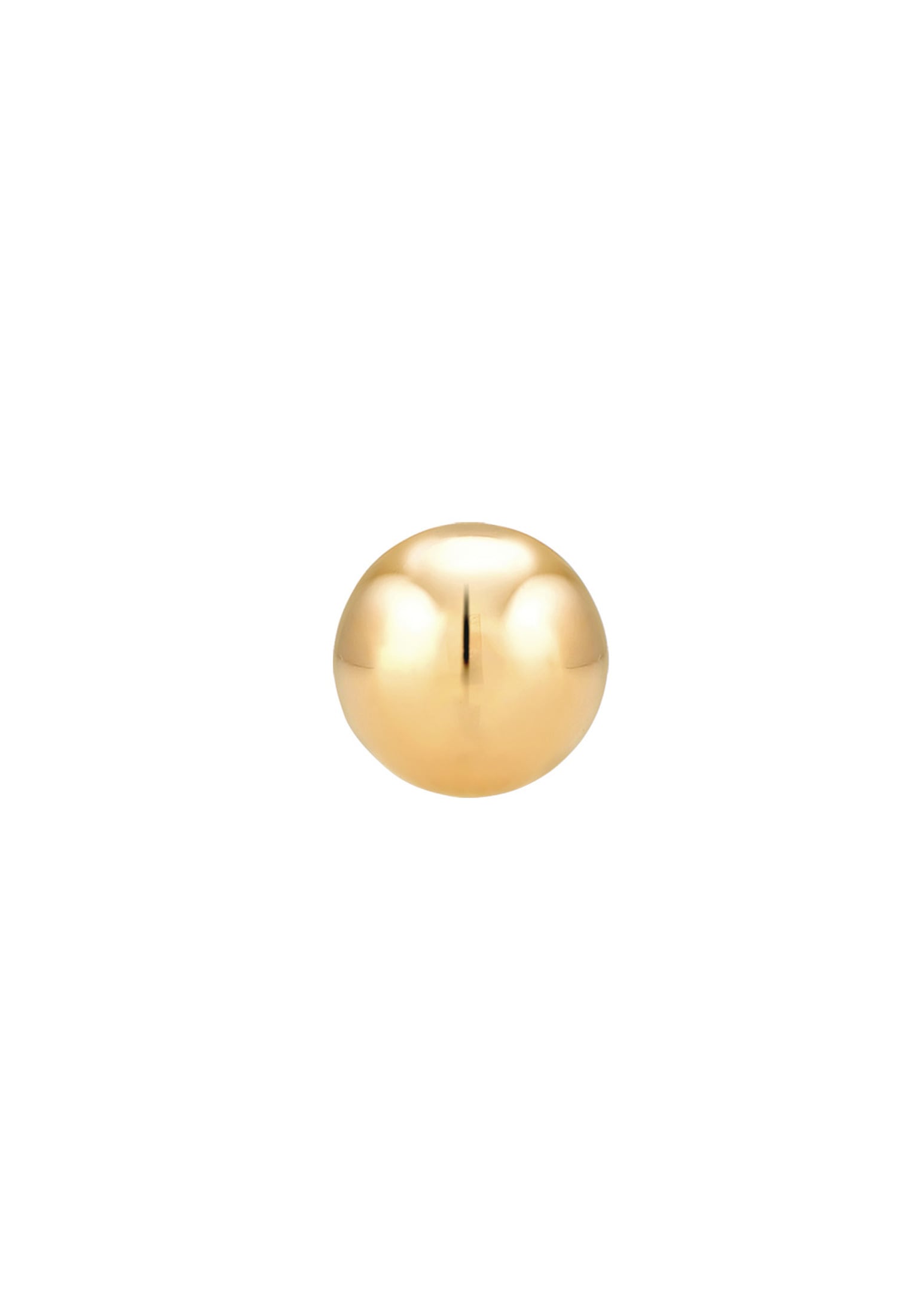 Elli Premium Piercing-Set »Ohrringe Single Ohrstecker Kugel Ball 375 Gelbgold«