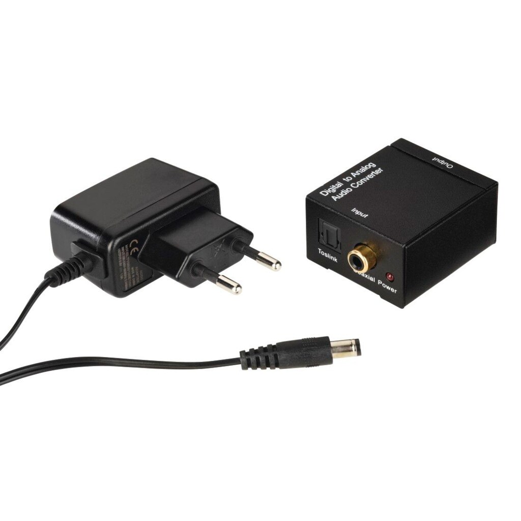 Hama Audio-Adapter »Audio-Konverter "AC80", digital auf analog Signal-Converter«