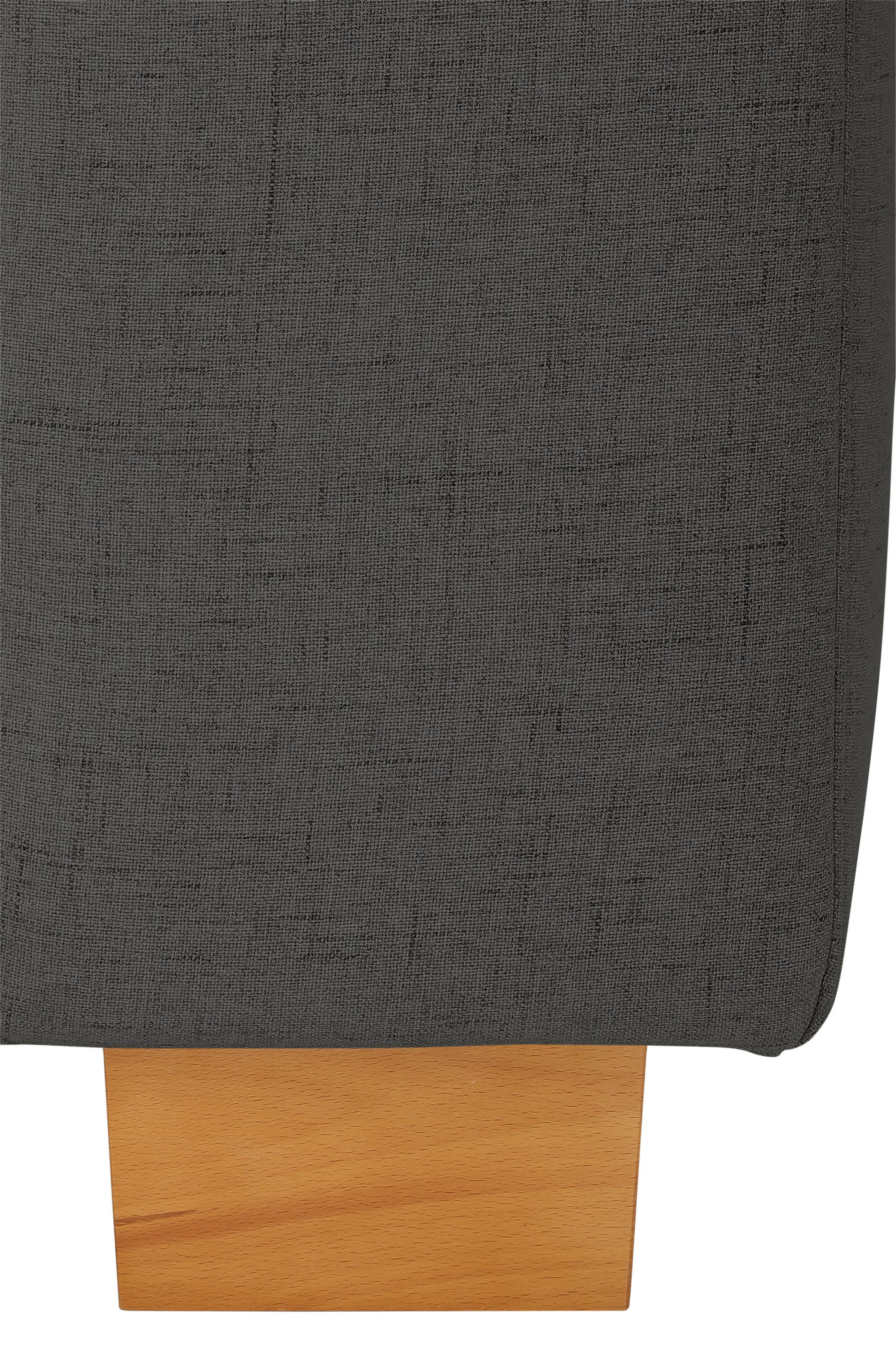 Home affaire Ecksofa »Dundee L-Form« wahlweise mit Kopfteilverstellung und zusätzlich mit Bettfunktion