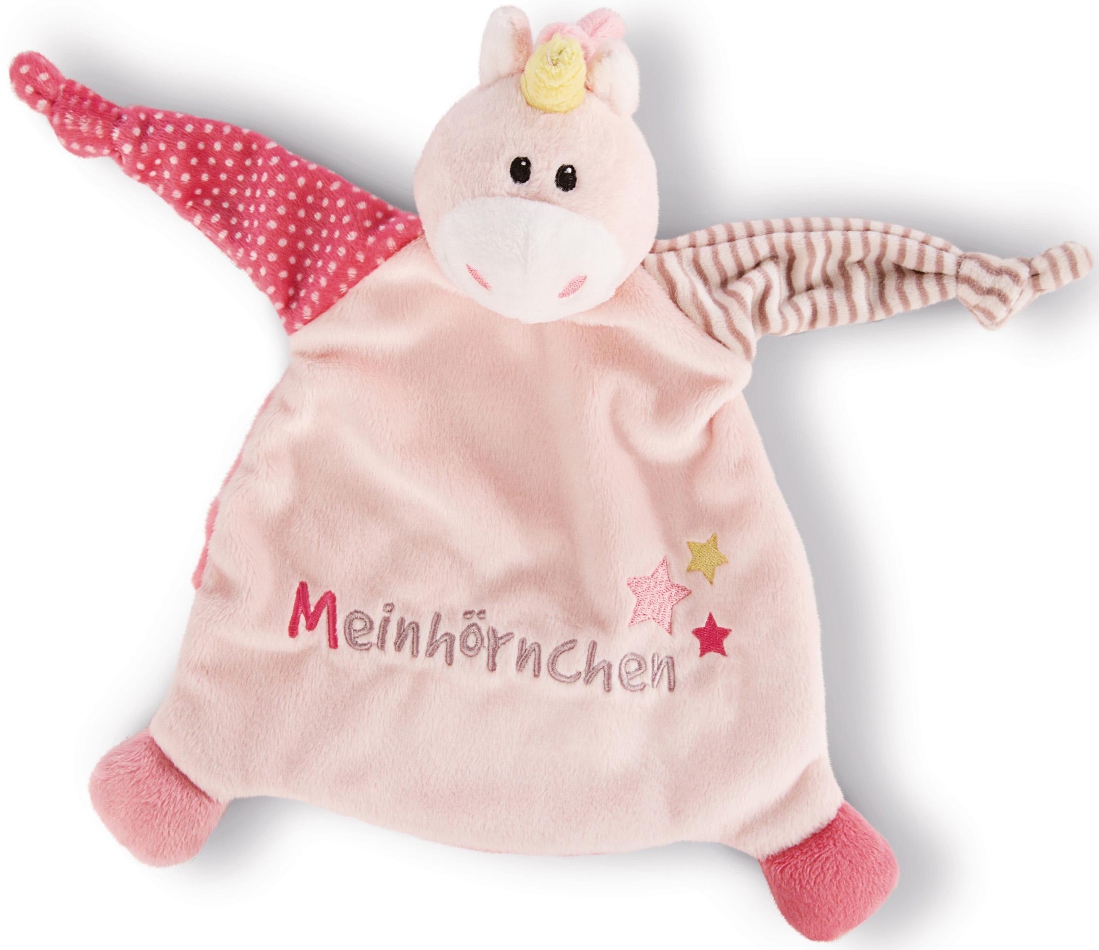 Nici Schmusetuch »My First NICI Kollektion, Einhorn Stupsi, Meinhörnchen«, mit aufgestickten Augen