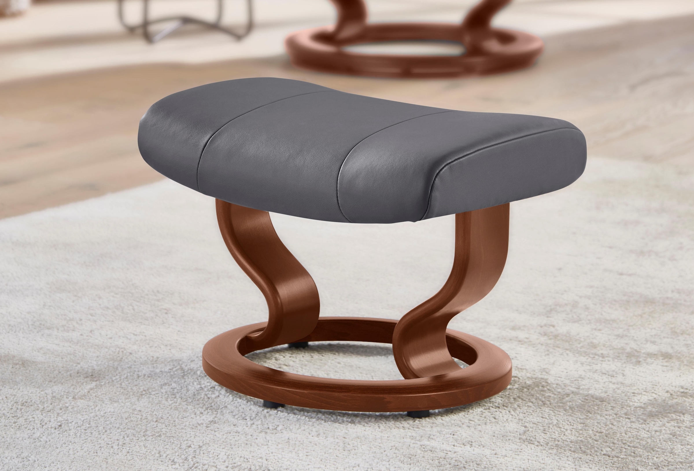 Stressless® Hocker »Garda«, mit Classic Base, Gestell Braun