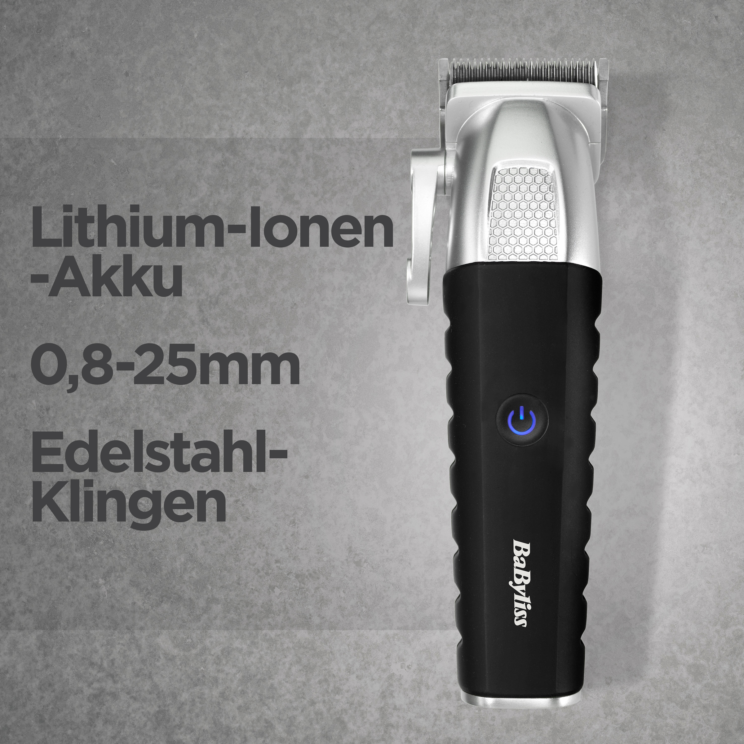 BaByliss Haarschneider »Lithium Power Haarschneider Set, E812E« 10 Aufsätze Lithium-Ionen-Akku, 10 Kammaufsätze, 50 Schnittlängen