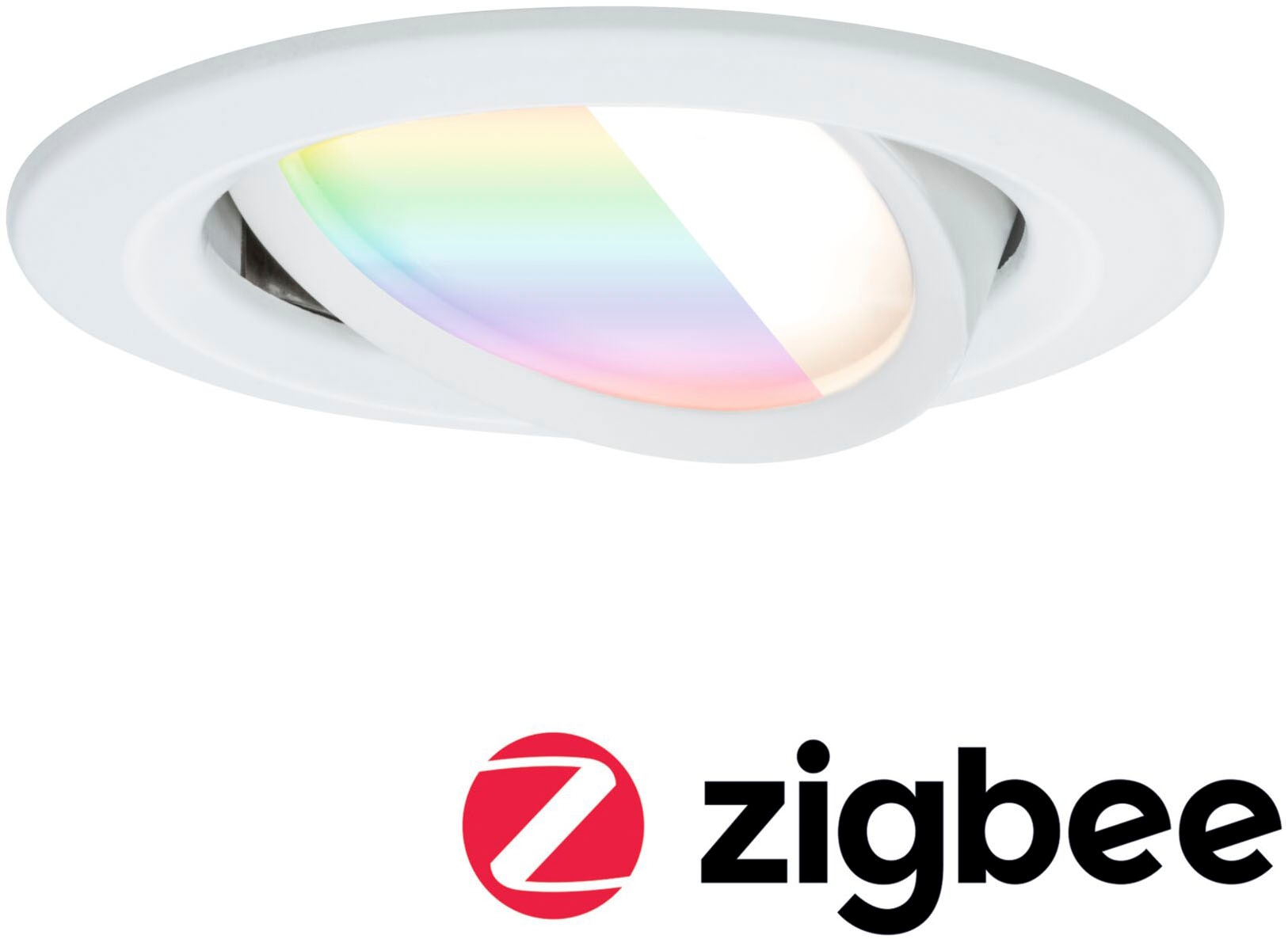 Paulmann LED Einbauleuchte »LED Einbauleuchte Nova Coin rund 84mm 50°« LED-Modul 1 Stk. Tageslichtweiß Memoryfunktion, Farbwechsler, Farbsteuerung, Dimmer, Smart Home