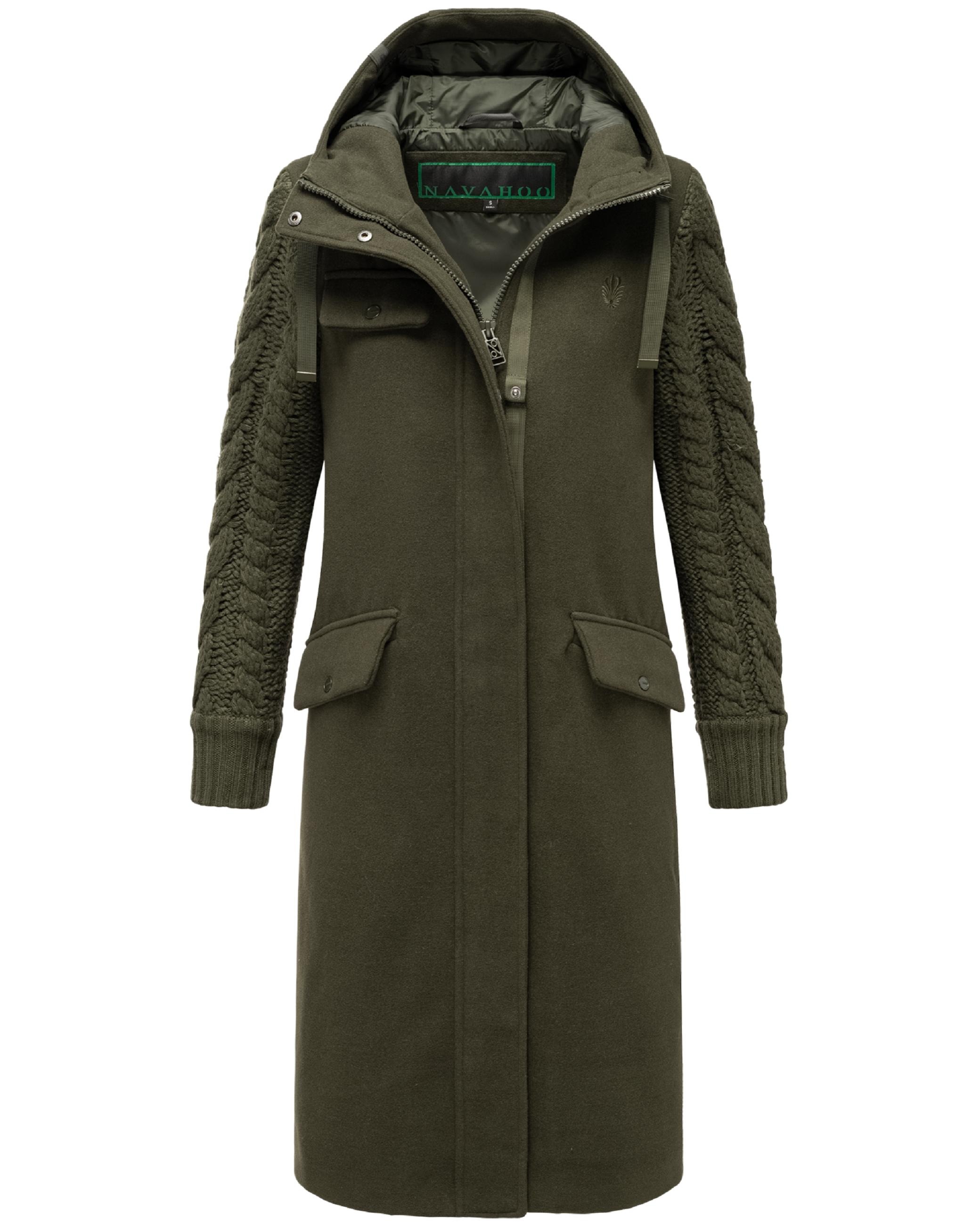Navahoo Kurzmantel »Wintermantel Knit Babe 14«