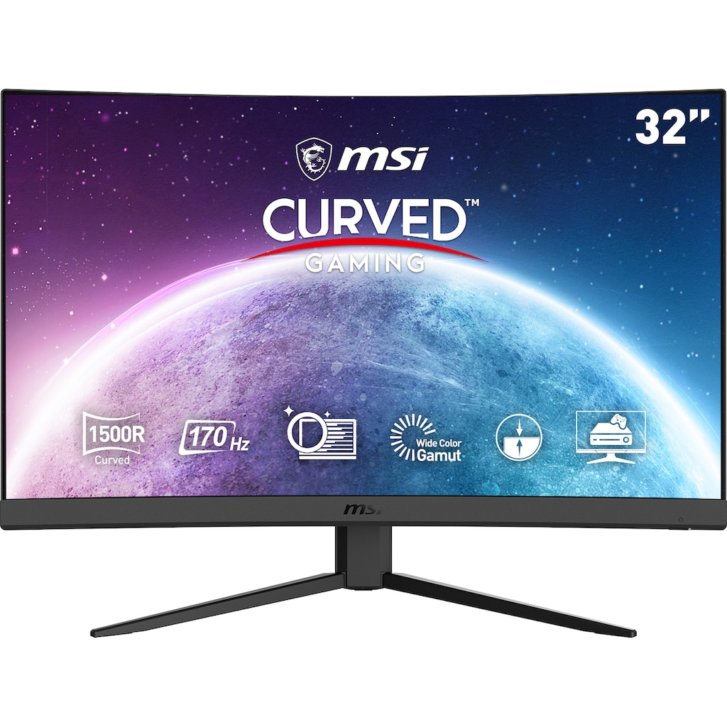 MSI Curved-Gaming-LED-Monitor »Optix G32C4 E2«, 80 cm/32 Zoll, 1920 x 1080 px, Full HD, 1 ms Reaktionszeit, 170 Hz