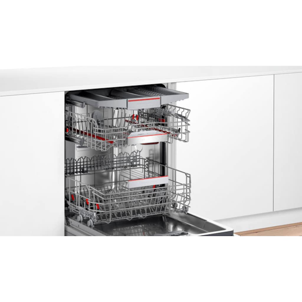 BOSCH teilintegrierbarer Geschirrspüler »SMI6ECS57E«, Serie 6, SMI6ECS57E, 14 Maßgedecke