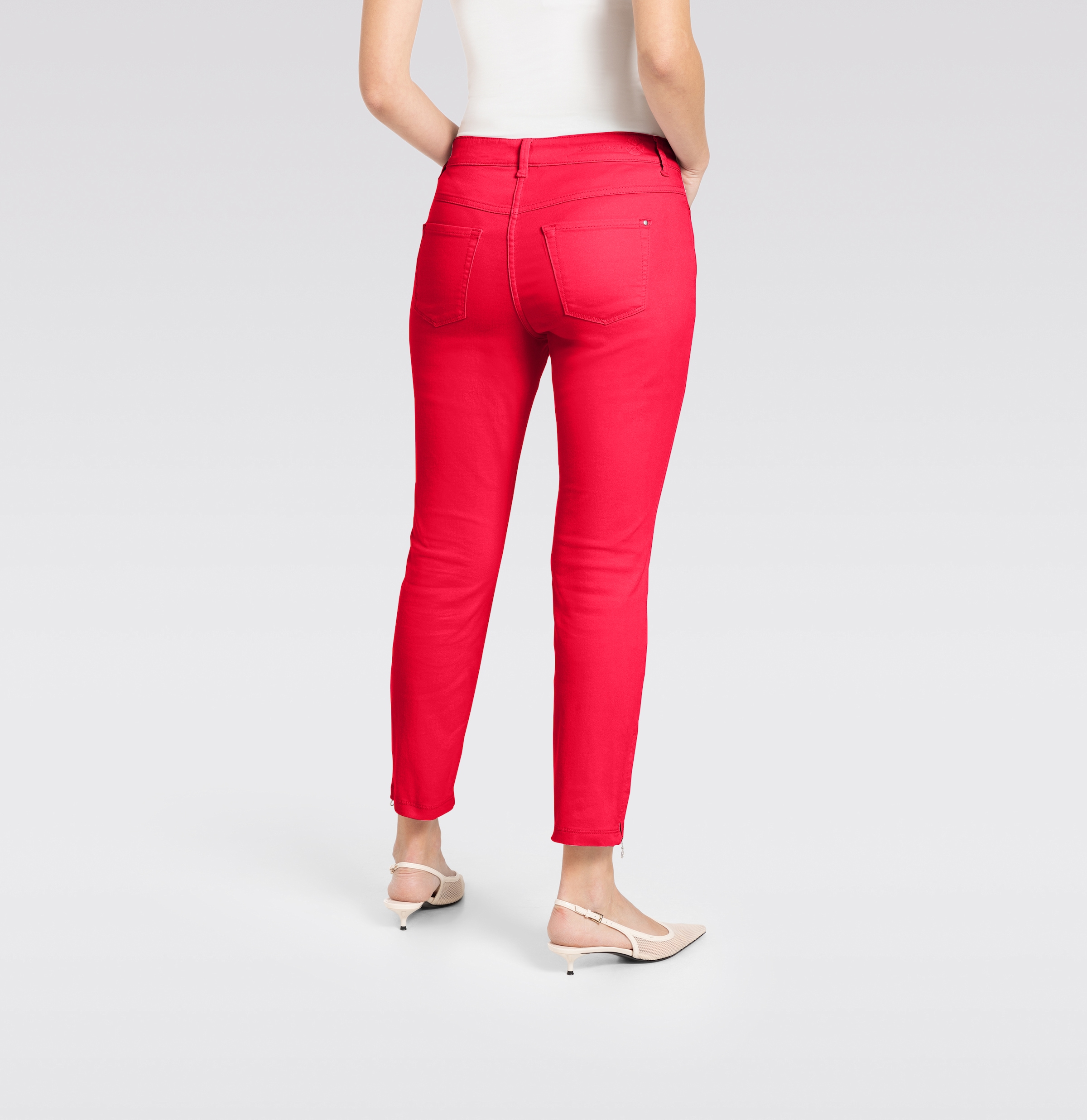 MAC 7/8-Jeans »Dream Chic«, verkürzte Form mit Reißverschluss