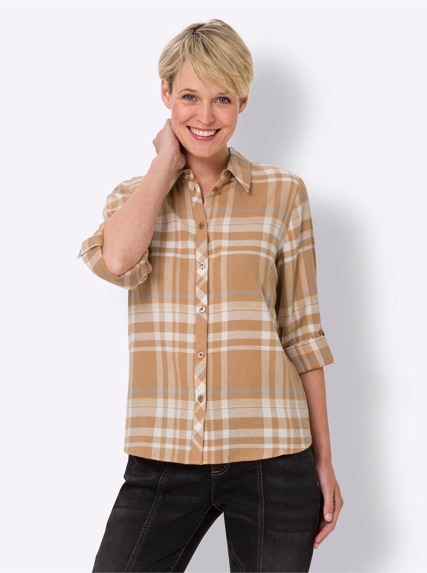 Classic Basics Flanellbluse