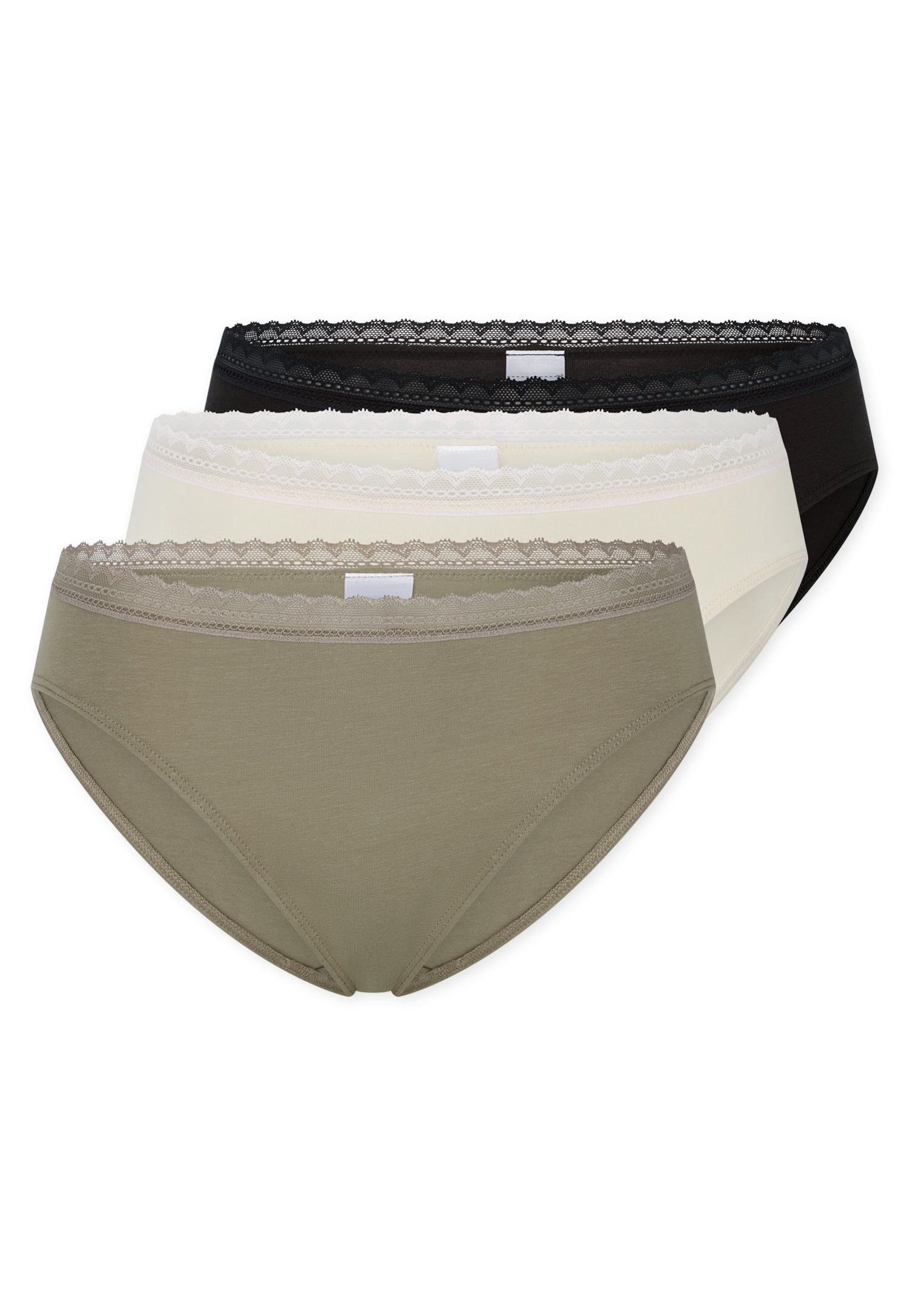 Schiesser Rioslip »Modern Multipacks« Spitzenbänder, Baumwollmischung, Single Jersey