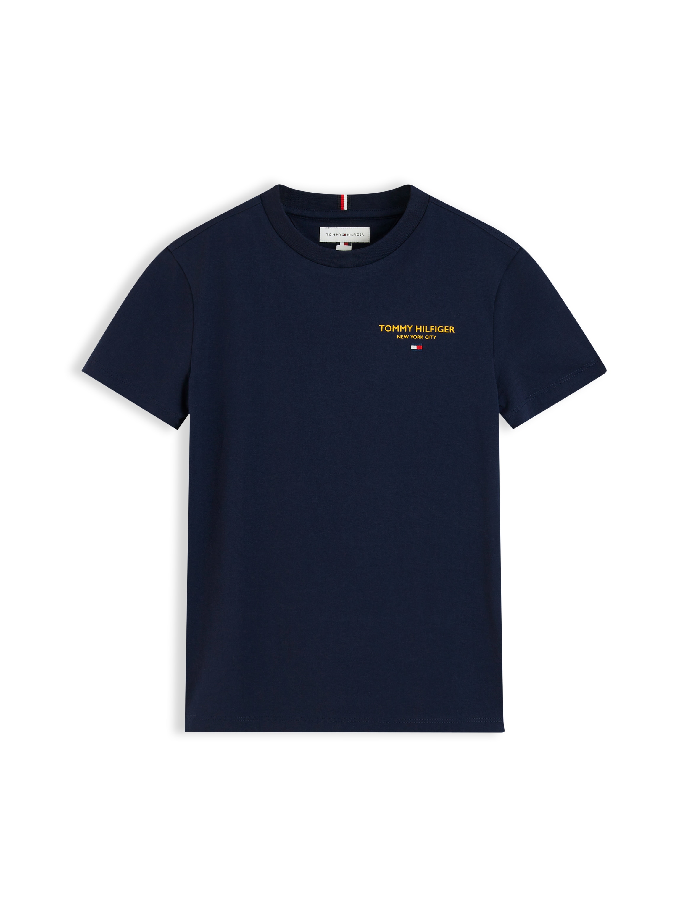 Tommy Hilfiger T-Shirt Rundhalsausschnitt, Regular Fit, Kinder bis 16 Jahre