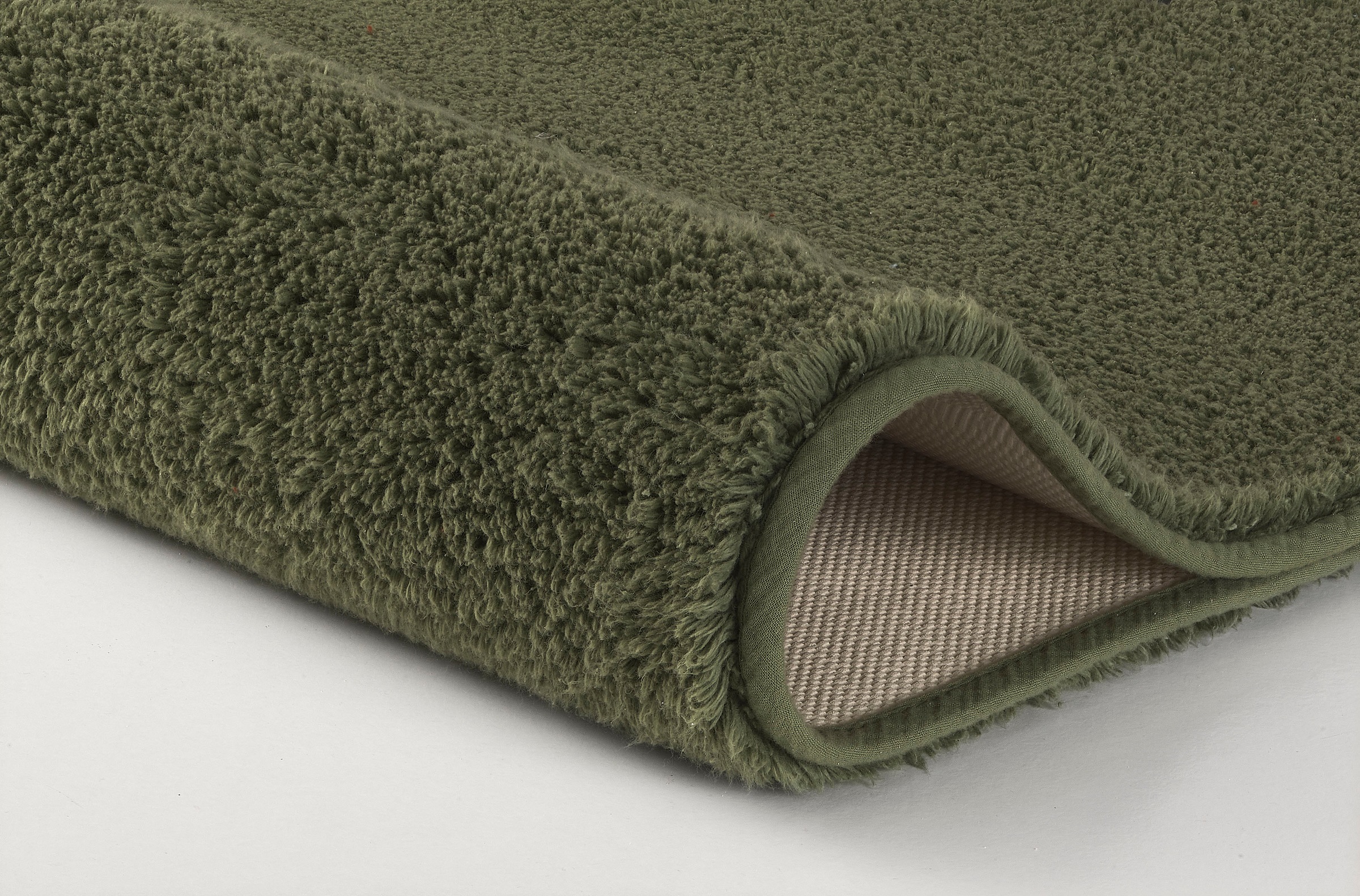 Kleine Wolke Badematte »Kansas«, rutschhemmend beschichtet, fußbodenheizungsgeeignet, Badteppich, Uni Farben, reine Baumwolle, waschbar