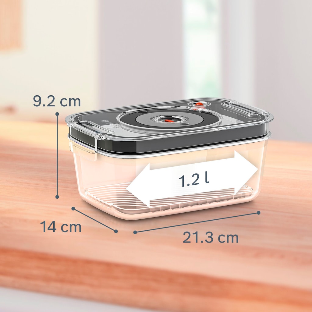 BOSCH Frischhaltedose »MSZV0FCG1«, (Packung, 1 tlg.)