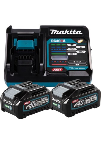 Makita Akku-Set »BL4040 + DC40RA«, 40 V, XGT-Serie, 2x 40V/4,0Ah, mit Ladegerät kaufen