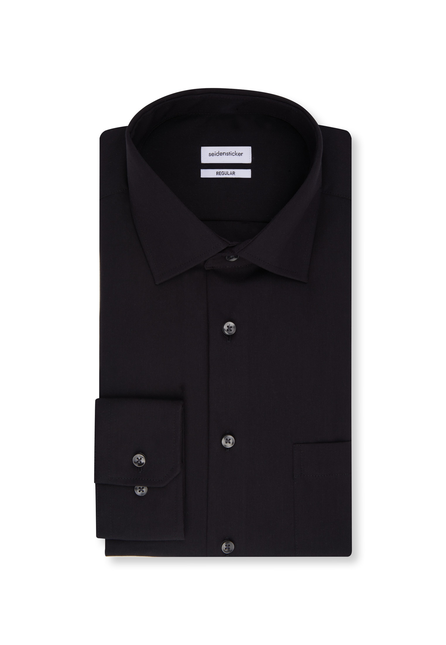 seidensticker Businesshemd »Schwarze Rose« Regular 1/1 Extra lang Kentkragen Uni