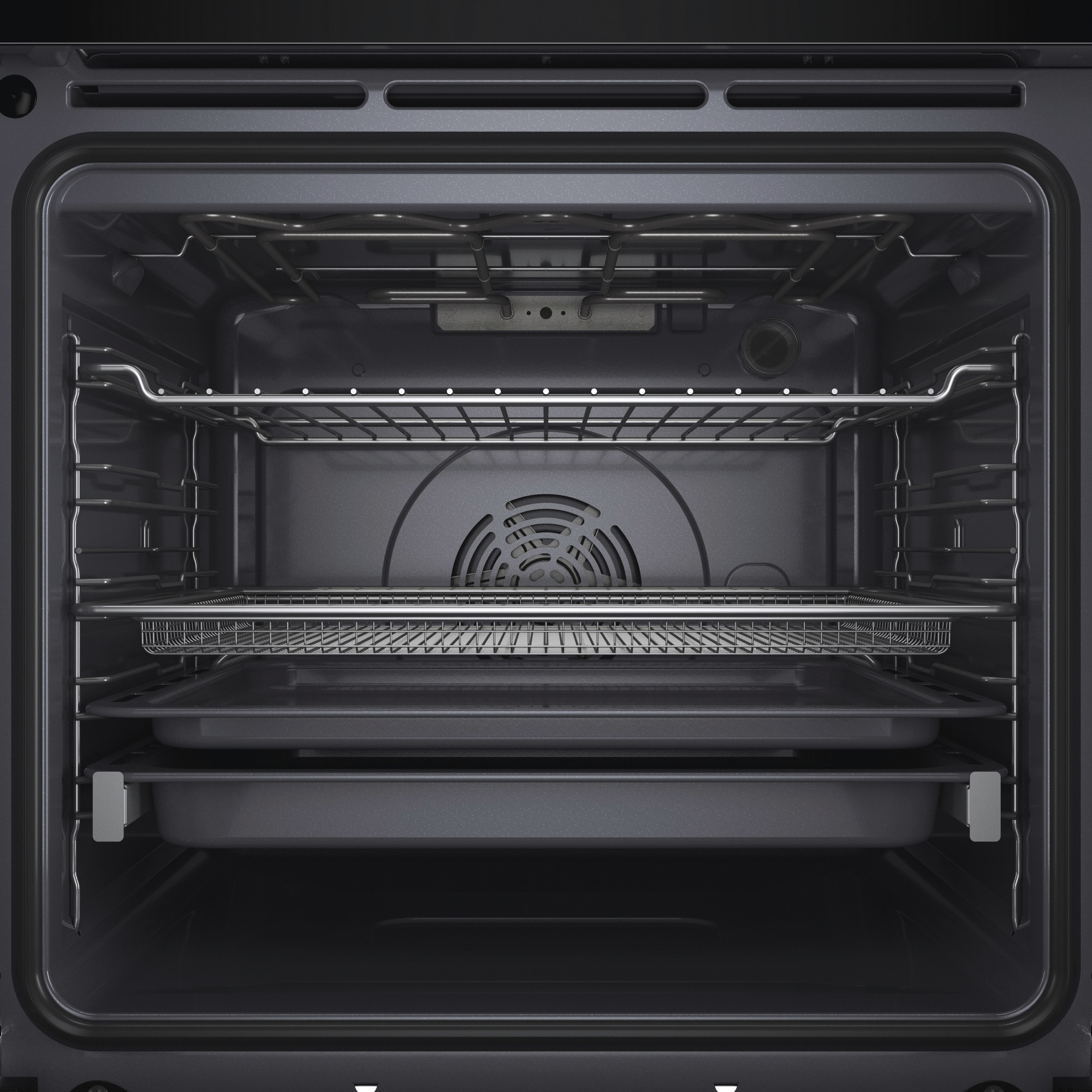 BAUKNECHT Backofen-Set »BAKO 900 Airfry« mit Teilauszug Set, 2 Stk. tlg. AirFry-Funktion – die gesündere Alternative zur Fritteuse