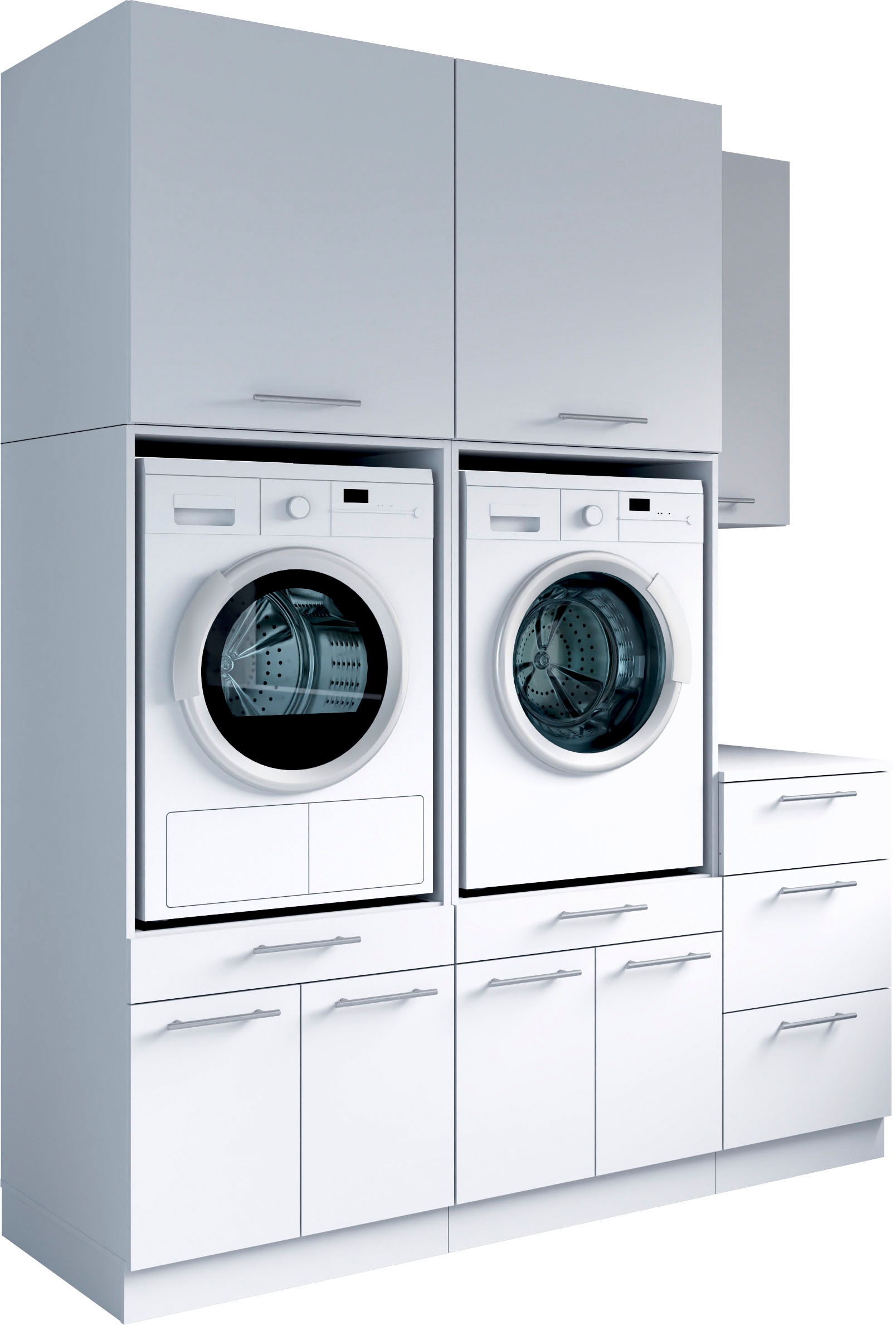 Laundreezy Mehrzweckschrank-Set »Laundreezy, 6-tlg. Mehrzweckschrank-Set B/H/T 186/238/68 cm« 6 Stk. tlg.