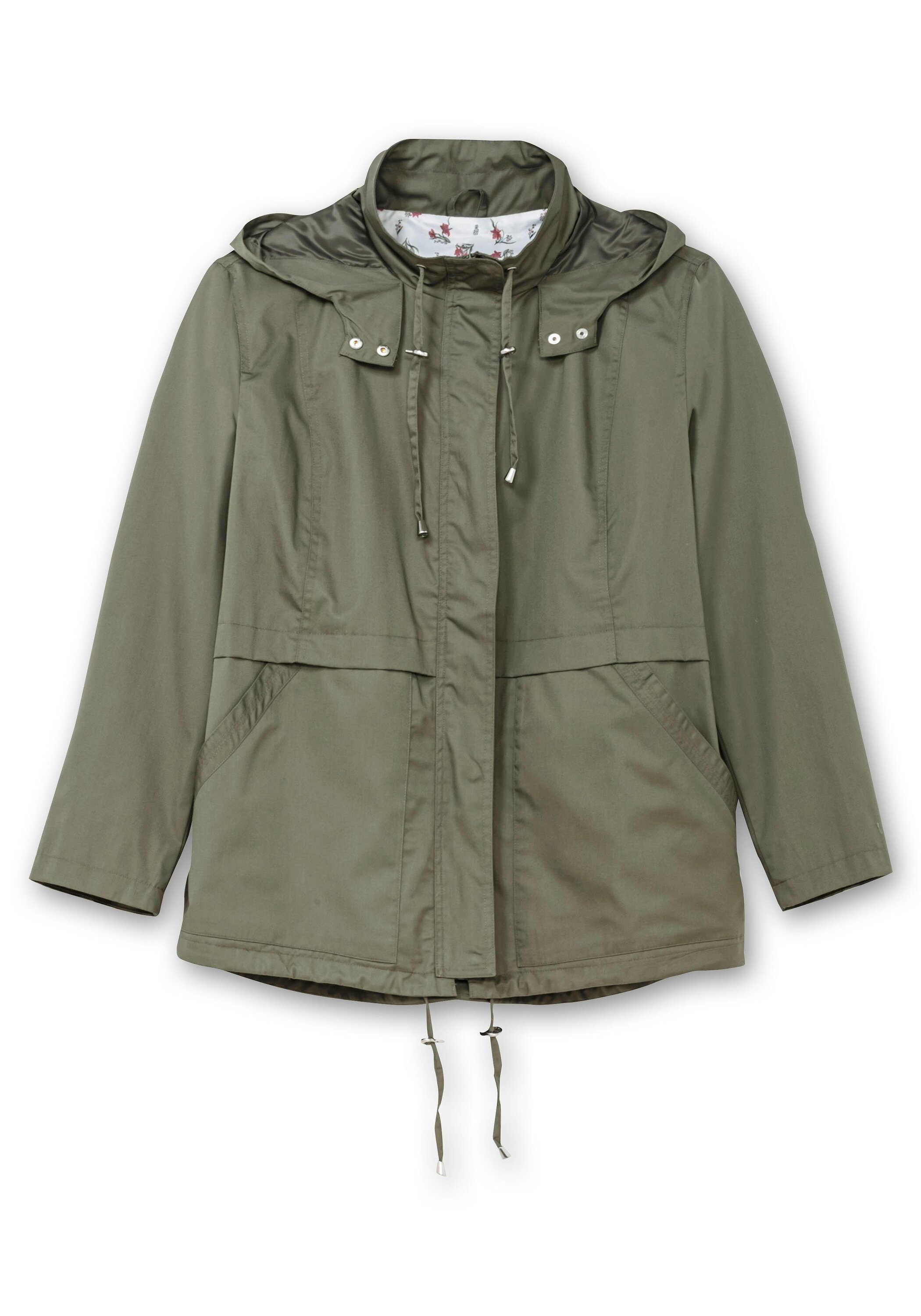 Sheego Outdoorjacke »Outdoorjacke mit Kapuze und Stehkragen«