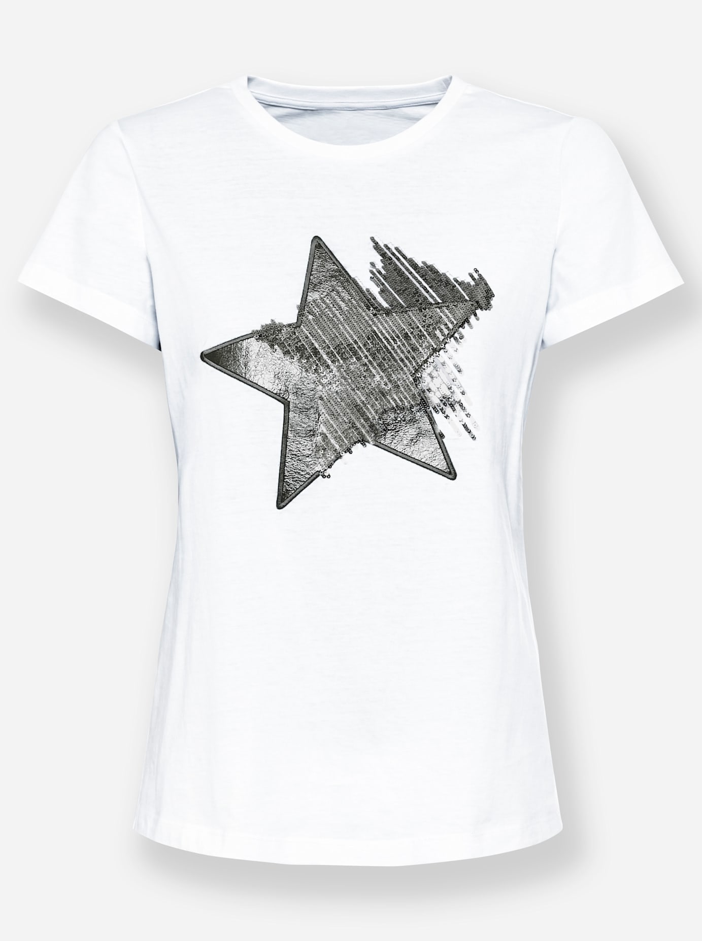 heine T-Shirt »Druck-Shirt«, (1 ♕ bei tlg.)