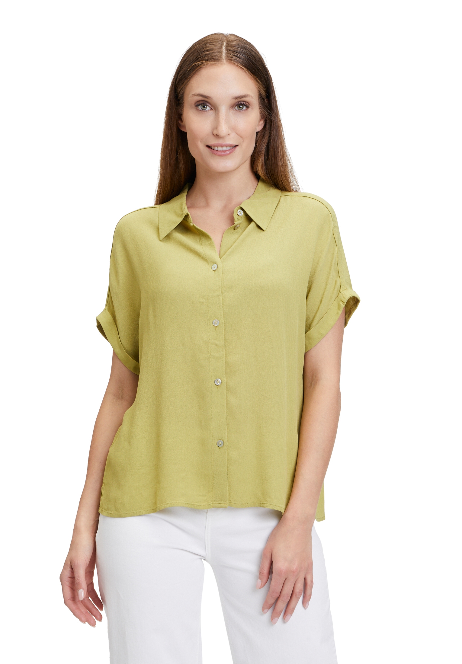 Cartoon Klassische Bluse »Oversize-Bluse mit Kragen«