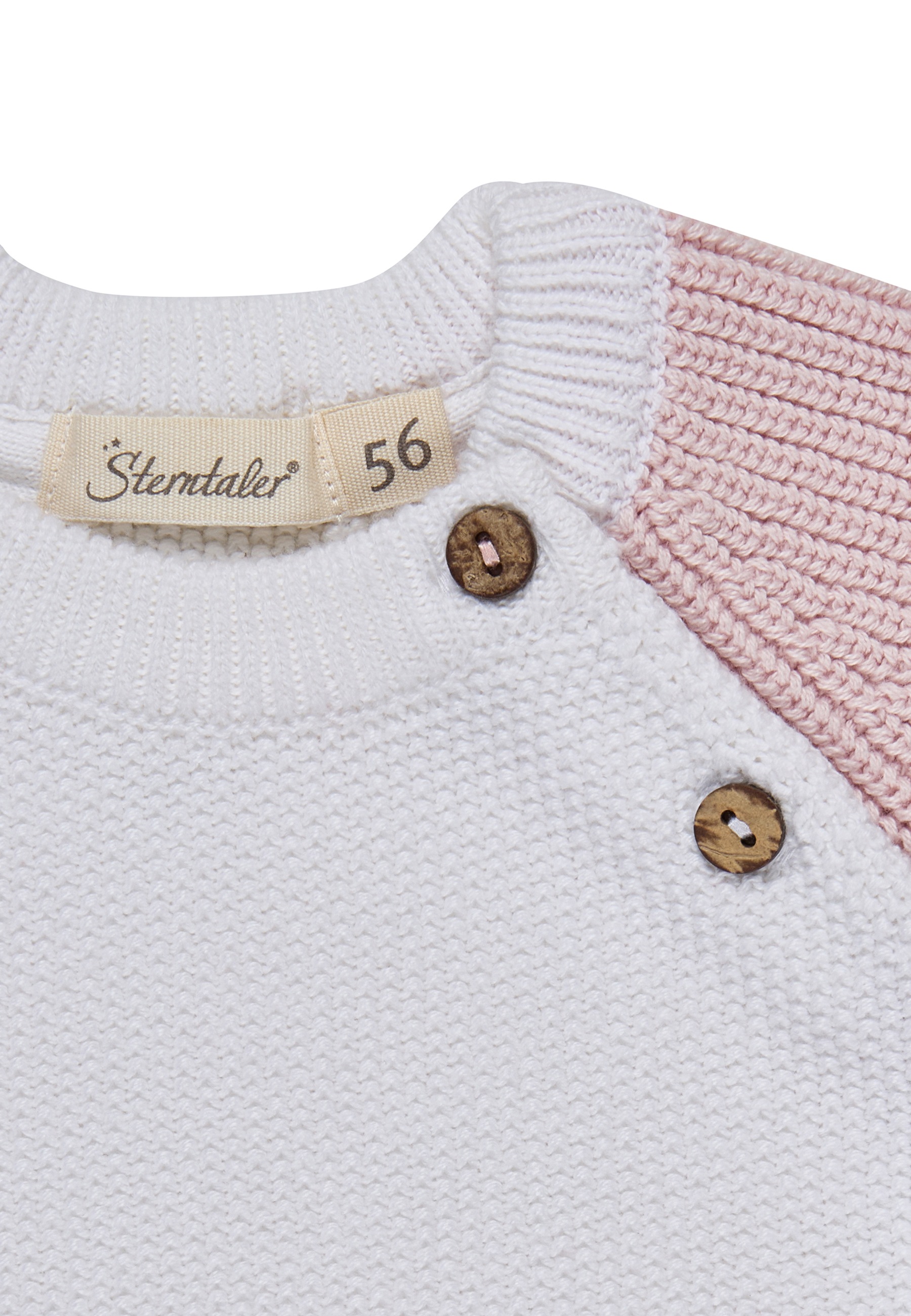 Sterntaler® Rundhalsshirt »Strickpullover colorblocking«