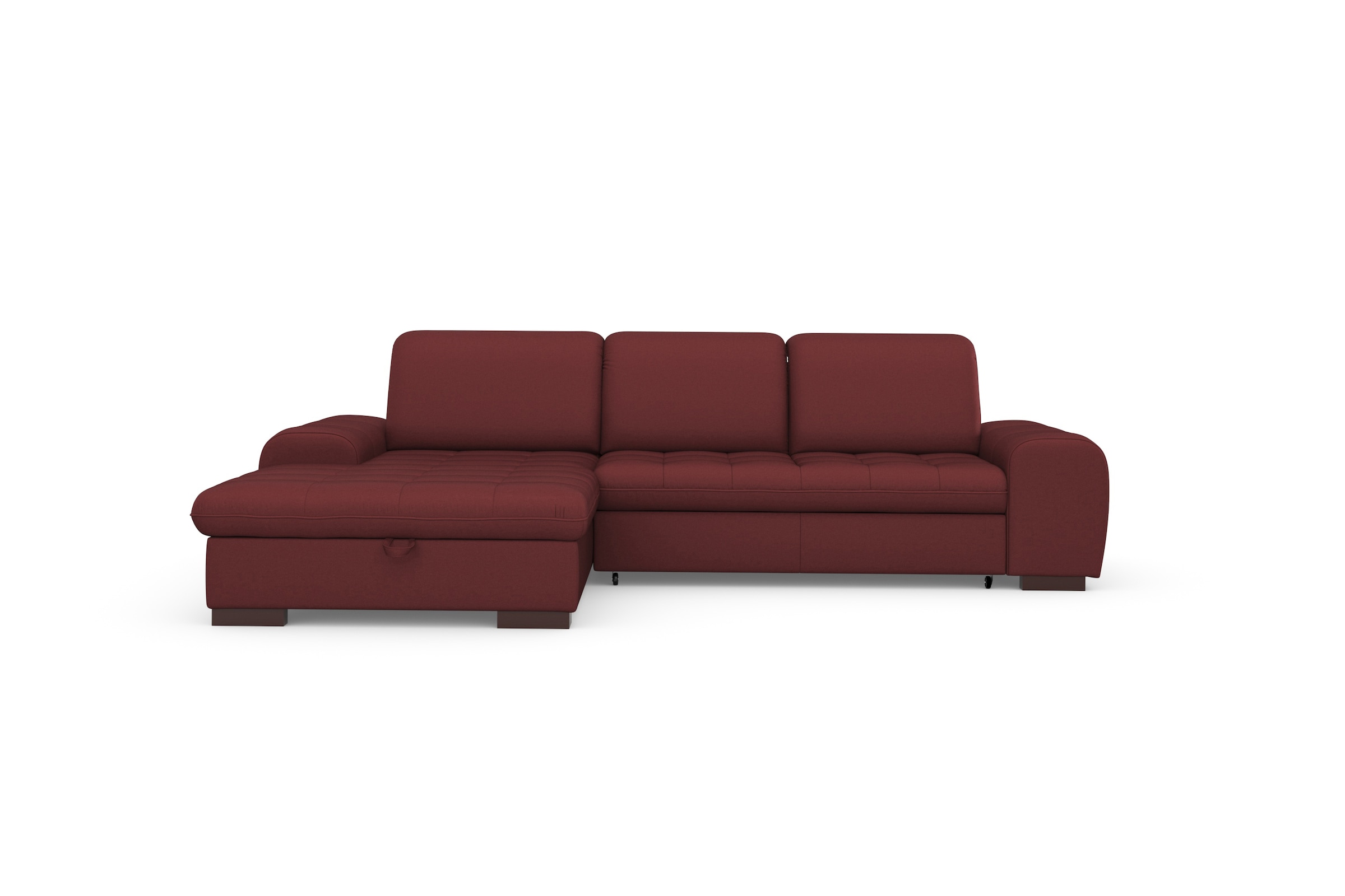 sit&more Ecksofa »Luxor L-Form« wahlweise mit Bettfunktion, Bettkasten und Kopfteilverstellung