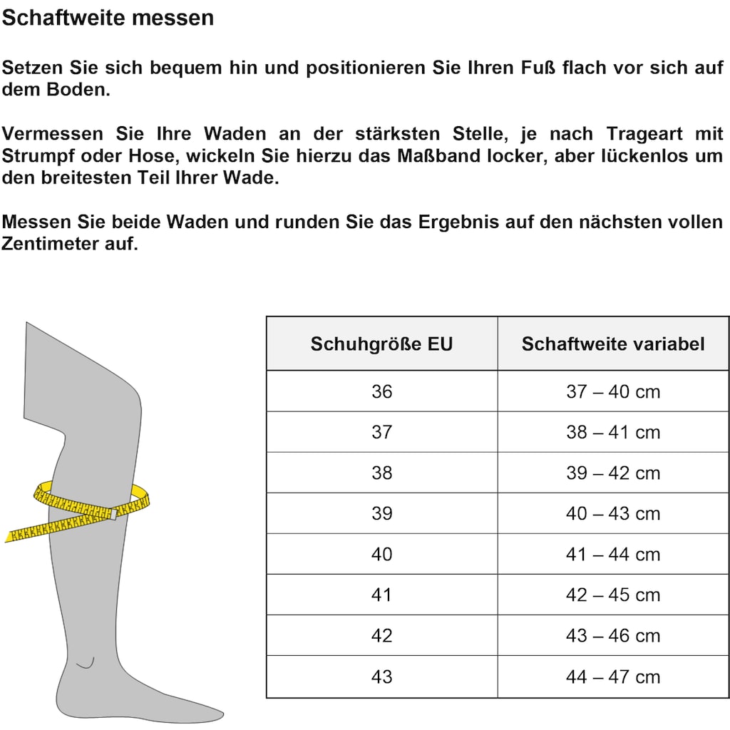 Rieker Winterstiefel, mit TEX-Membran, Varioschaft