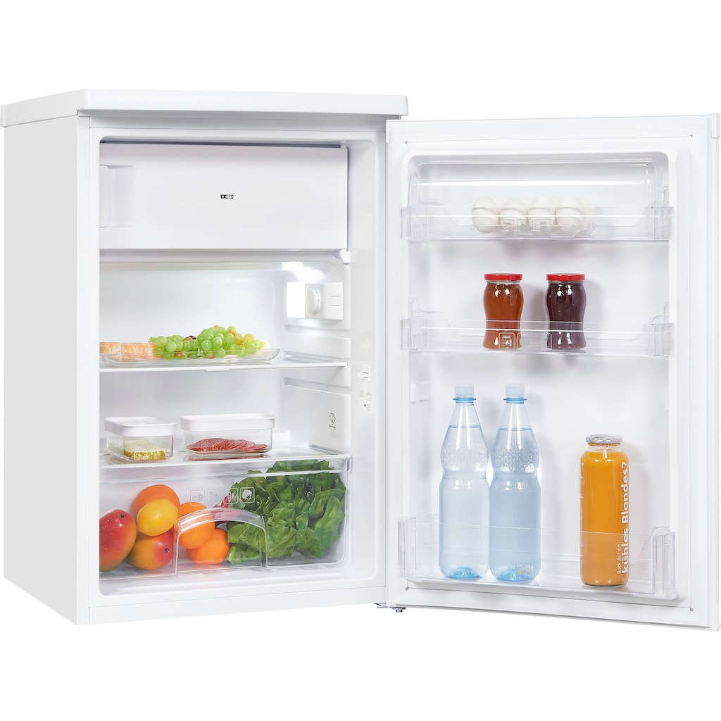 exquisit Kühlschrank »KS16-4-E-040E«, KS16-4-E-040E weiss, 85,5 cm hoch, 55 cm breit