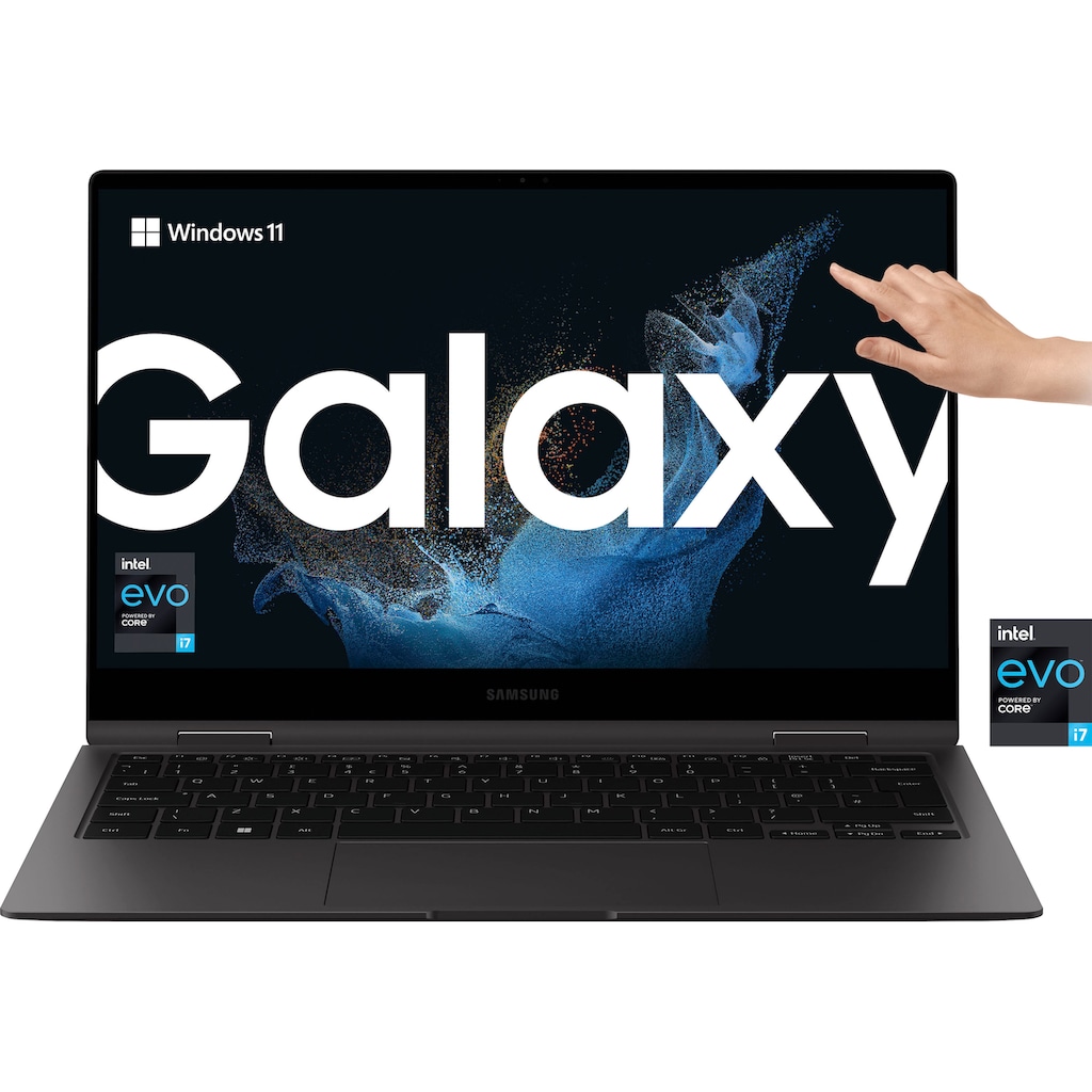 Samsung Convertible Notebook »Galaxy Book2 Pro 360«, 33,78 cm, / 13,3 Zoll, Intel, Core i7, Iris© Xe Graphics, 256 GB SSD