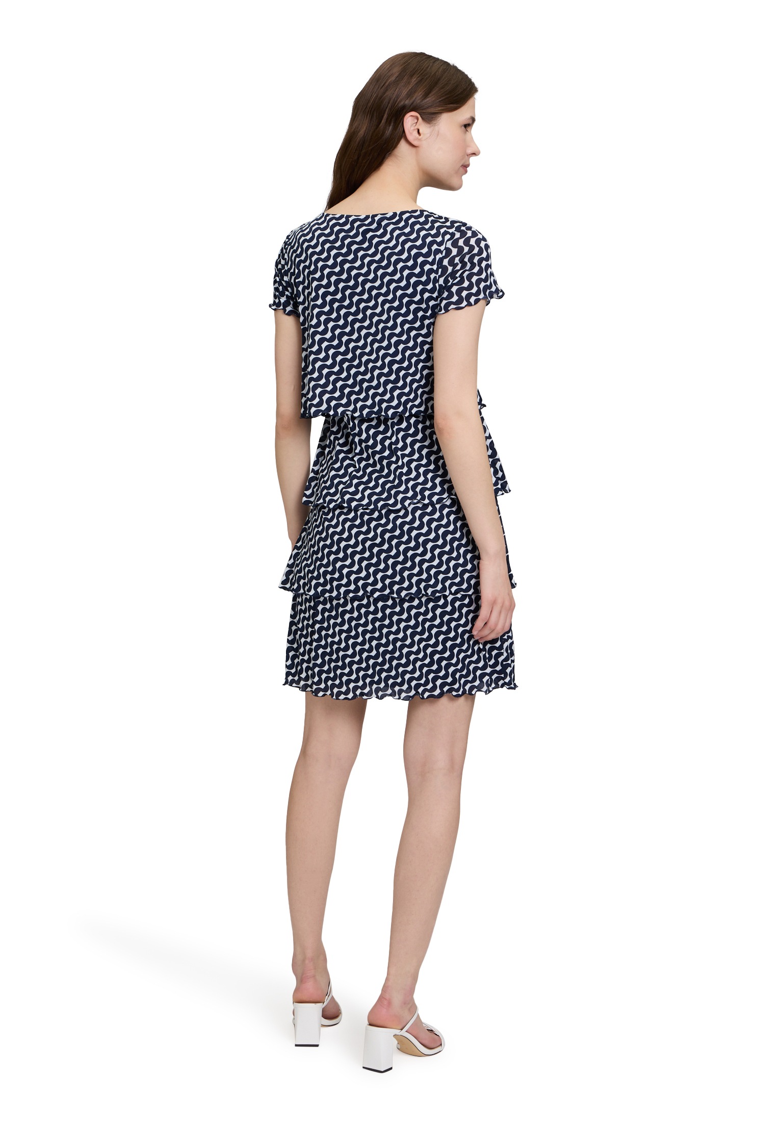 Betty Barclay Midikleid »Stufenkleid mit Rundhalsauschnitt«