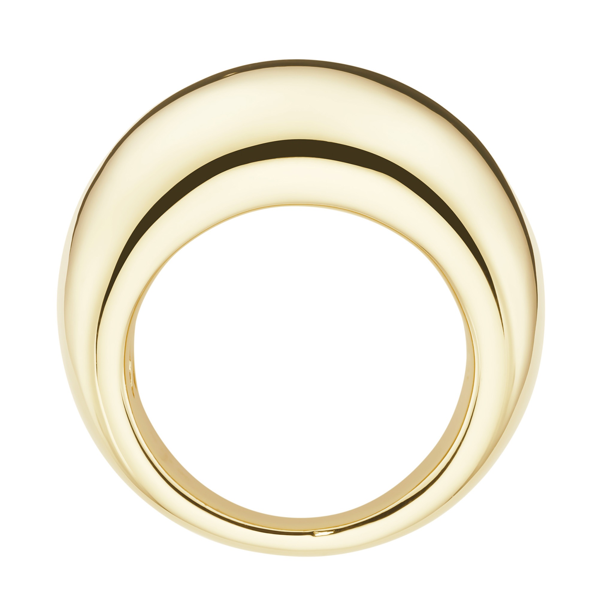 GIORGIO MARTELLO MILANO Silberring »Ring in gewölbter Form, vergoldet, Silber 925«