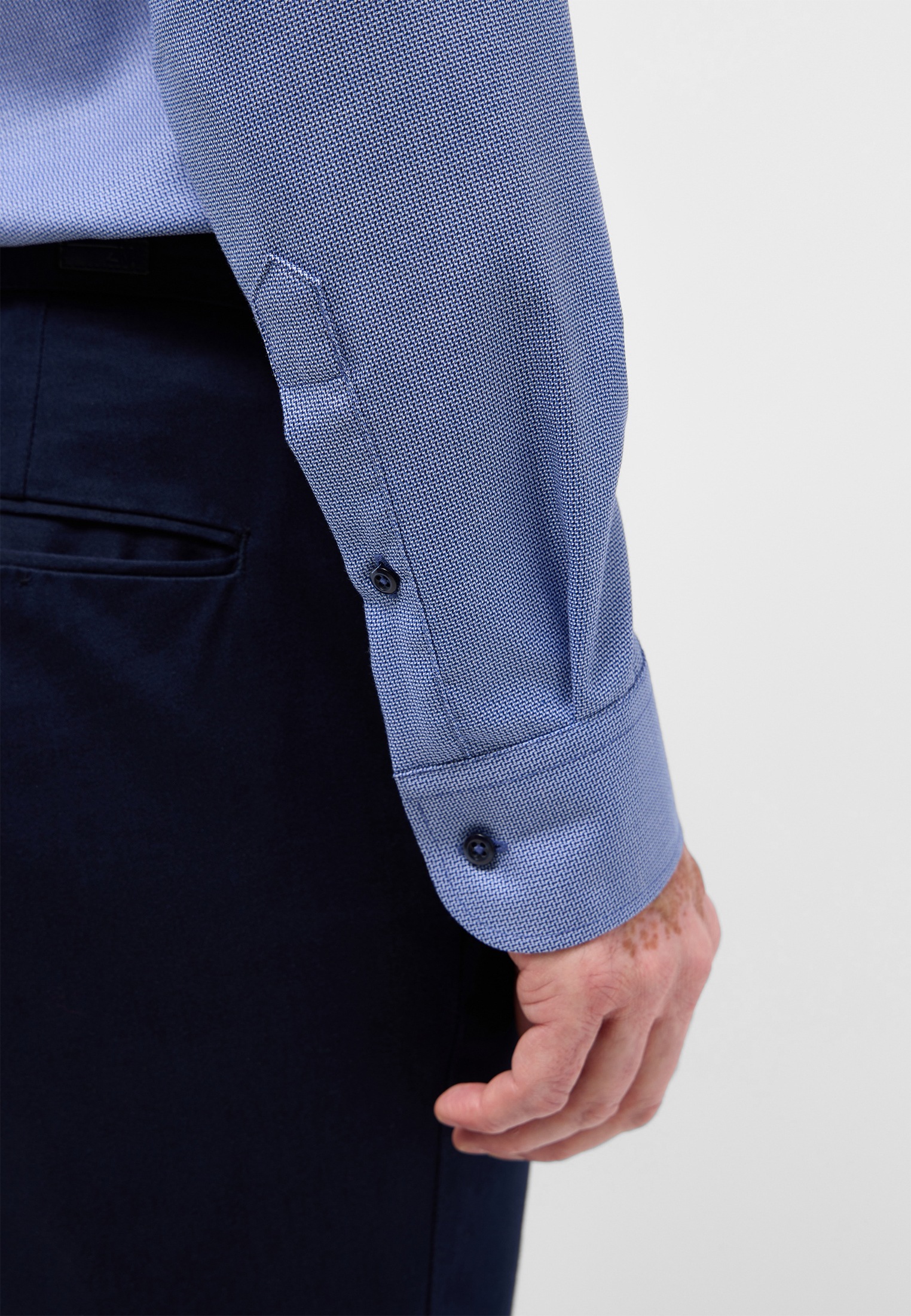 Eterna Langarmhemd »SLIM FIT« NON IRON (bügelfrei)