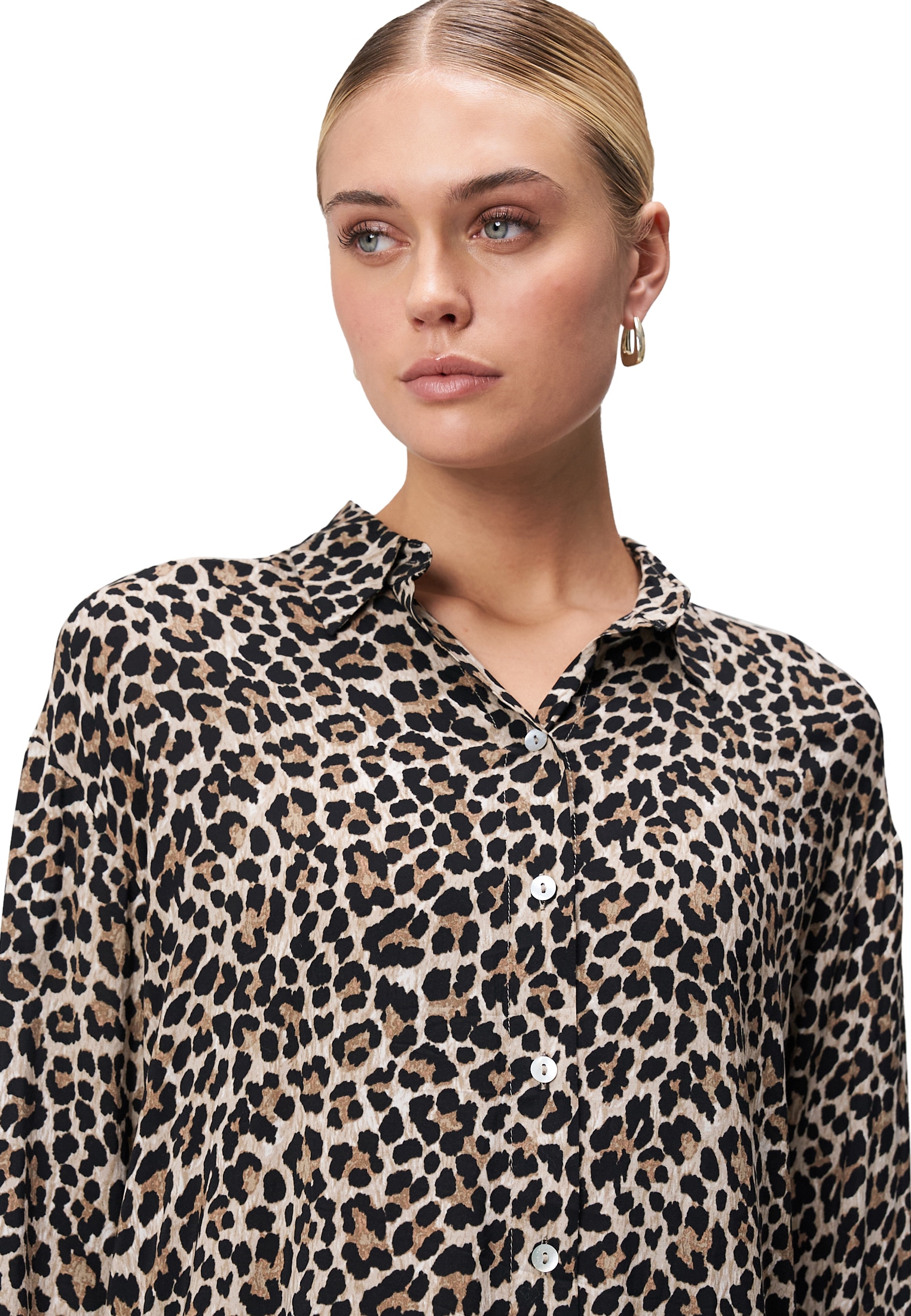 Zero Hemdbluse »Hemdbluse mit Leomuster«