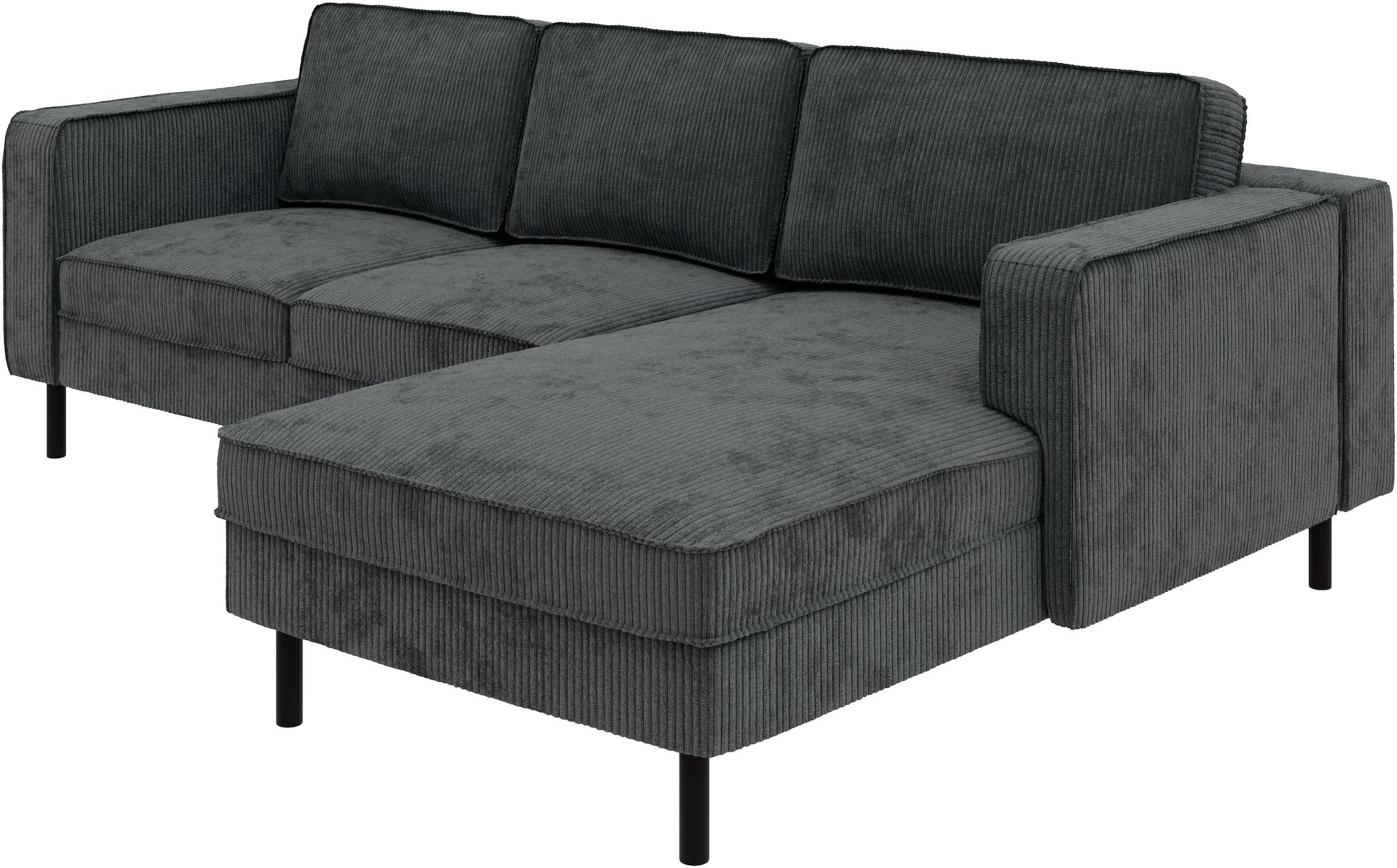 TRENDMANUFAKTUR Ecksofa »Watkins, Couch wahlweise mit Schlaffunktion & Bettkasten, auch in Cord«, Recamiere beidseitig montierbar, OTTOs Choice, Breite 232 cm