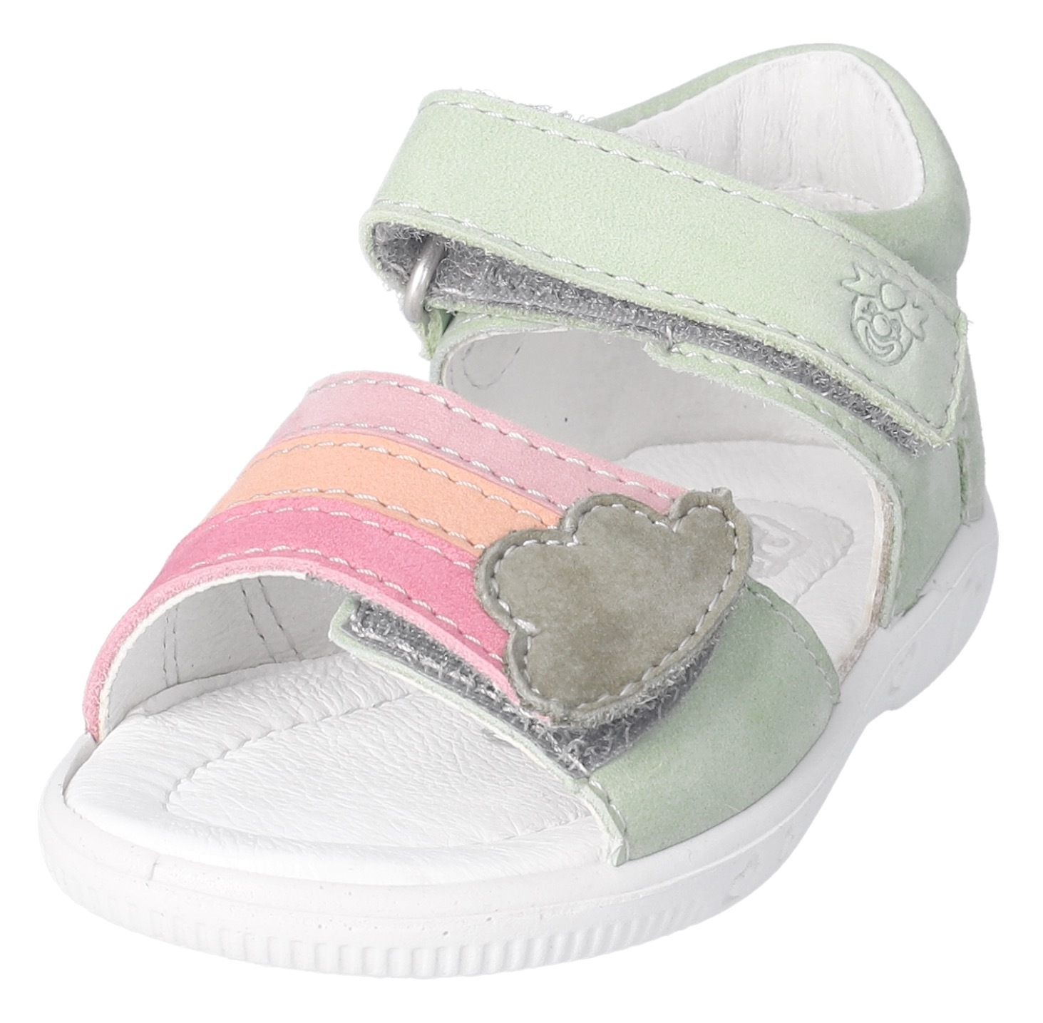 PEPINO by RICOSTA Sandale »Tia WMS: mittel«  , Klettsandale im Regenbogendesign, WMS, Größenschablone zum Download