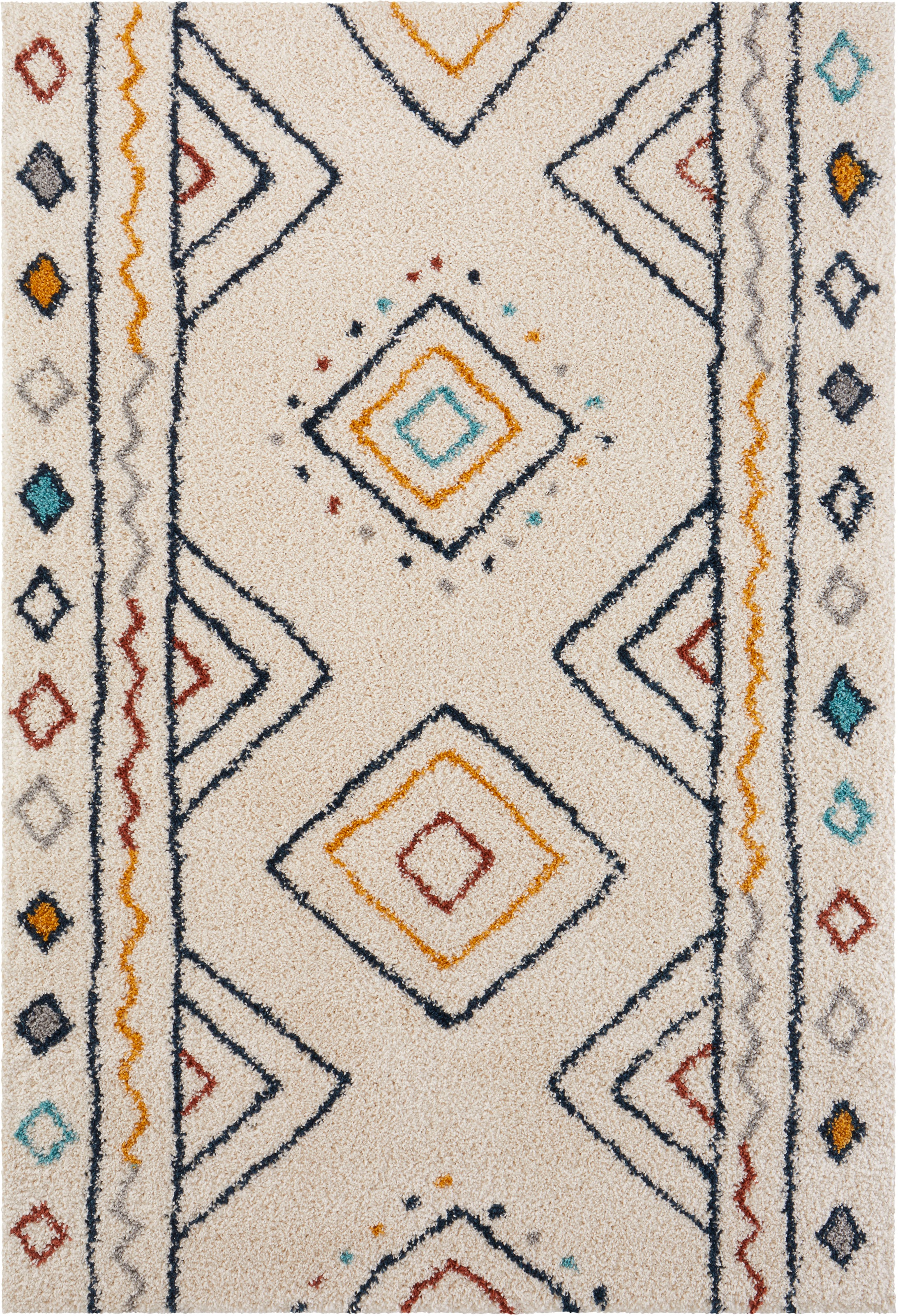 HANSE Home Hochflor-Teppich »DISA«, rechteckig, 30 mm Höhe, Boho Design, besonders weich durch Microfaser, Robust, Pflegeleicht