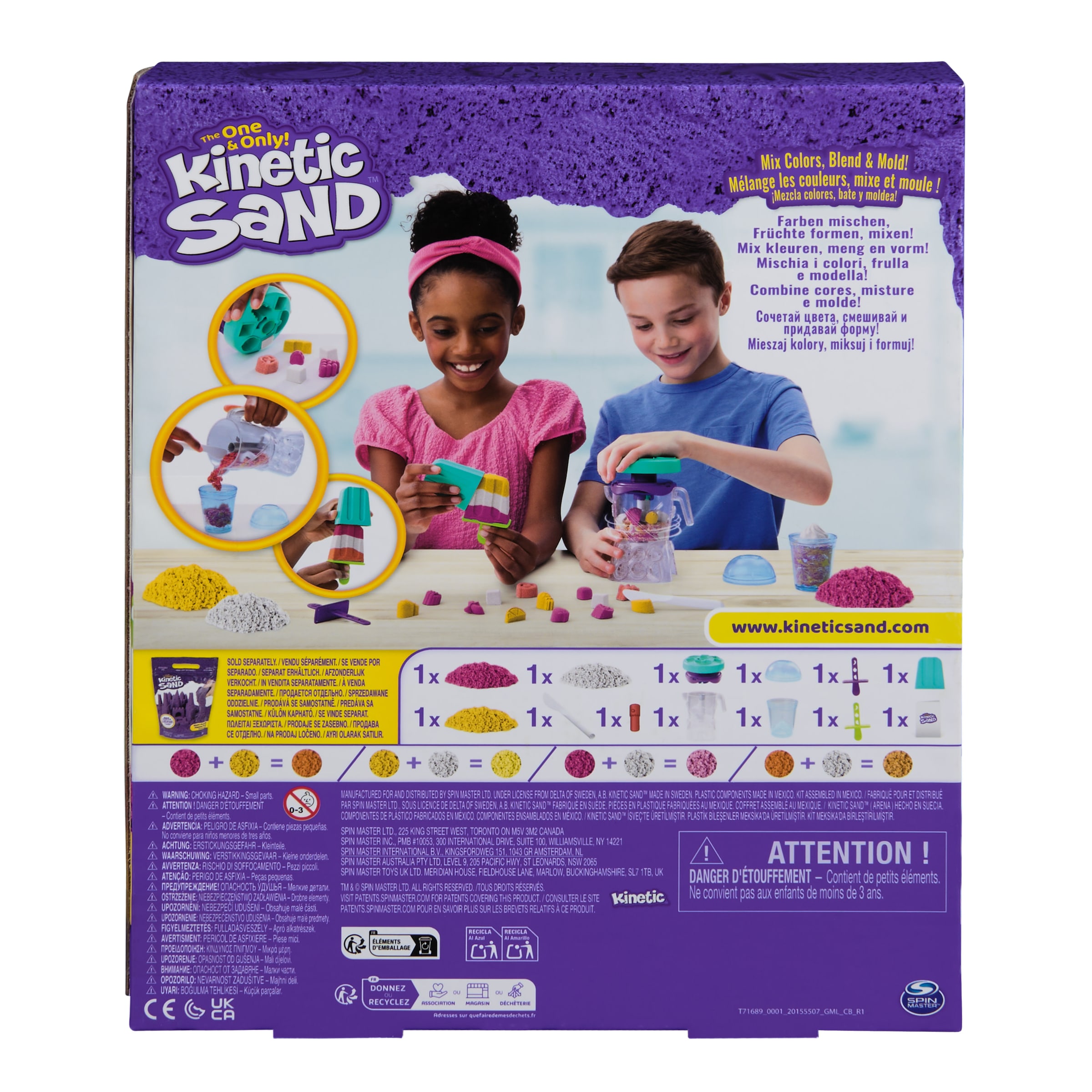 Spin Master Kreativset »Kinetic Sand - Smoothie Mixer Spielset«