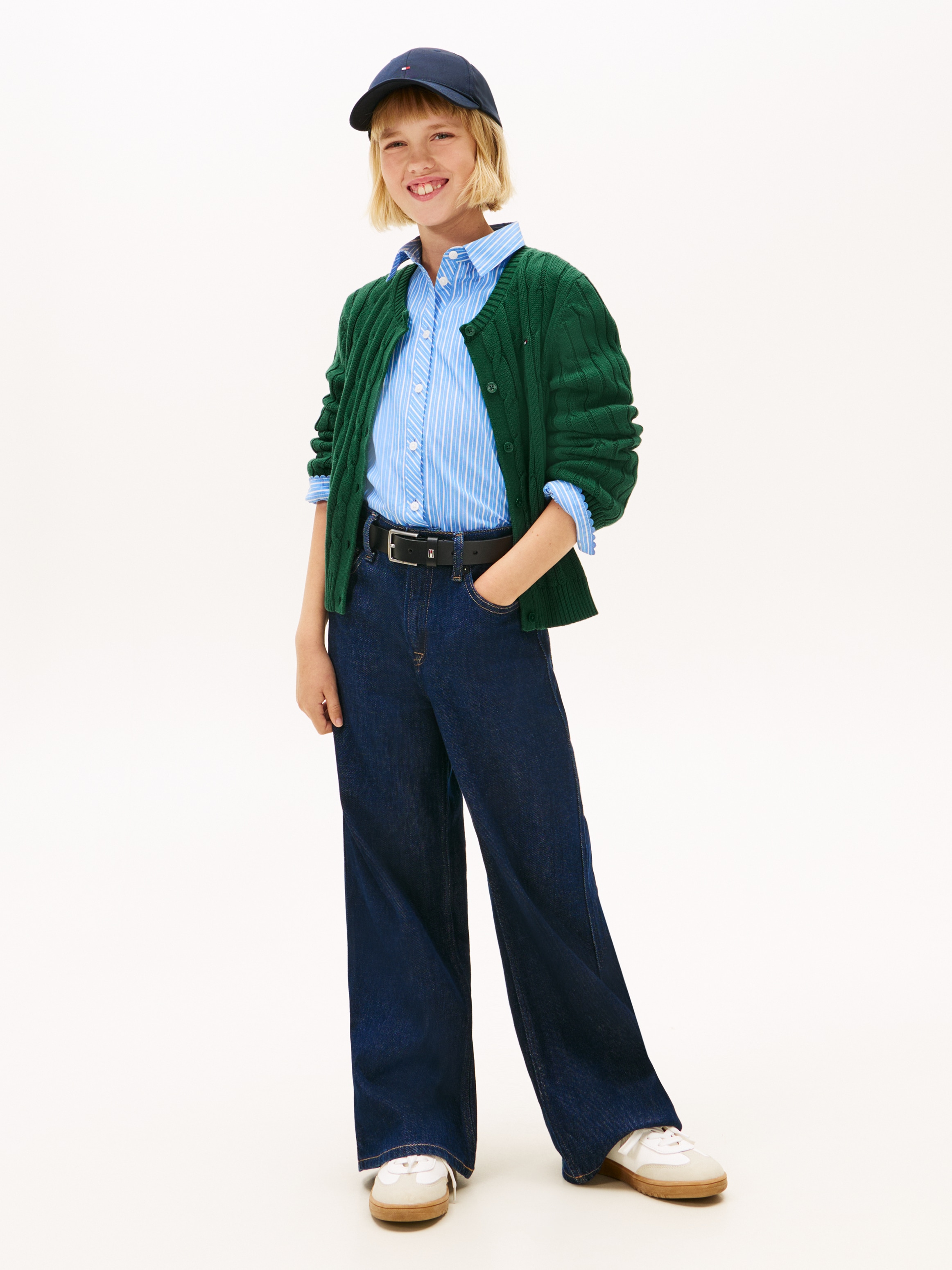 Tommy Hilfiger Schlagjeans »MABEL RINSE JEANS« Regular fit, für Kinder bis 16 Jahre