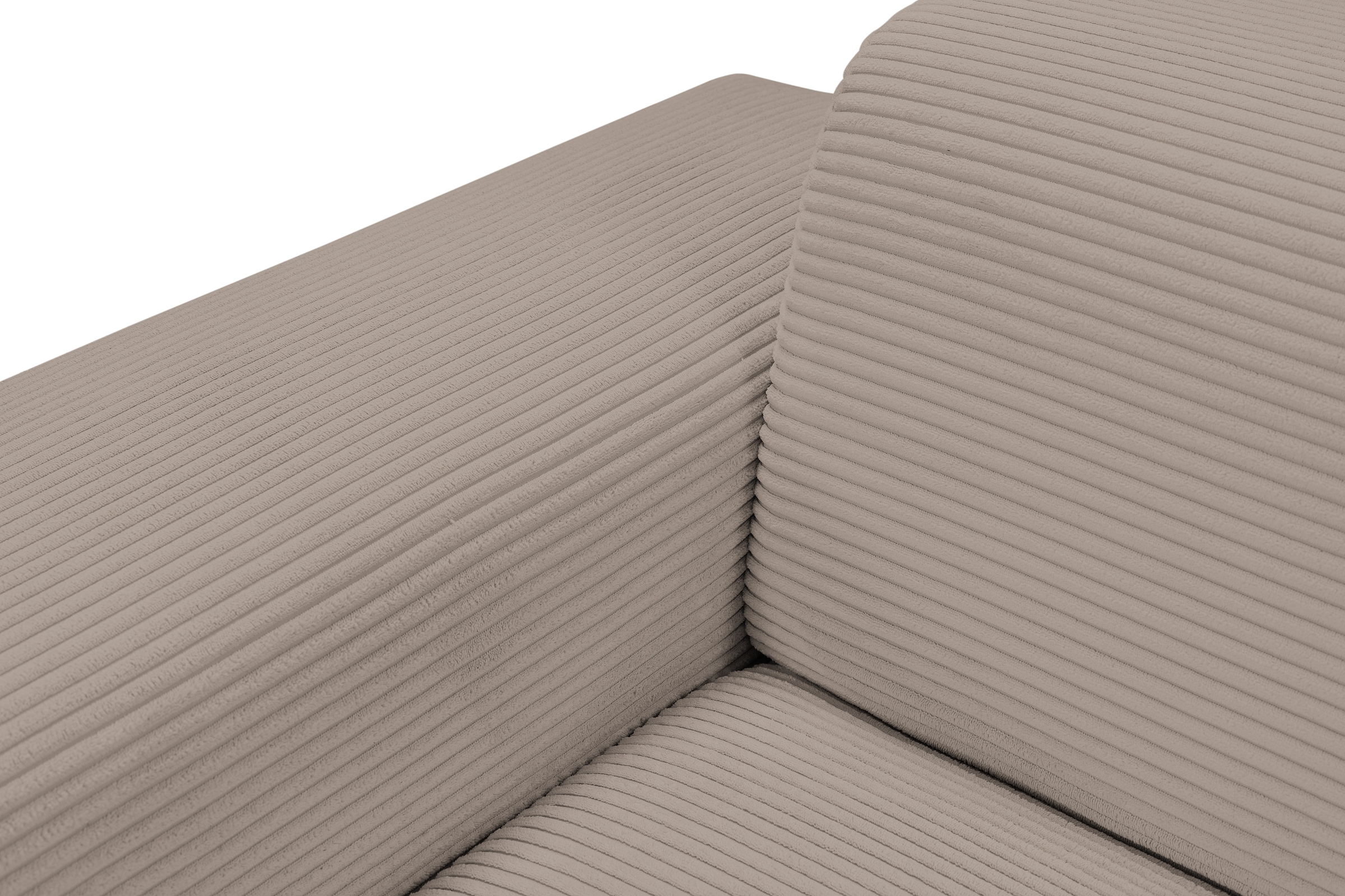 WERK2 Wohnlandschaft »Zeus viel Platz, Breite 330cm, modern und zeitlos, U-Form«, Curvy Trend Wohnlandschaft mit urbaner Optik auch in weichem Cord
