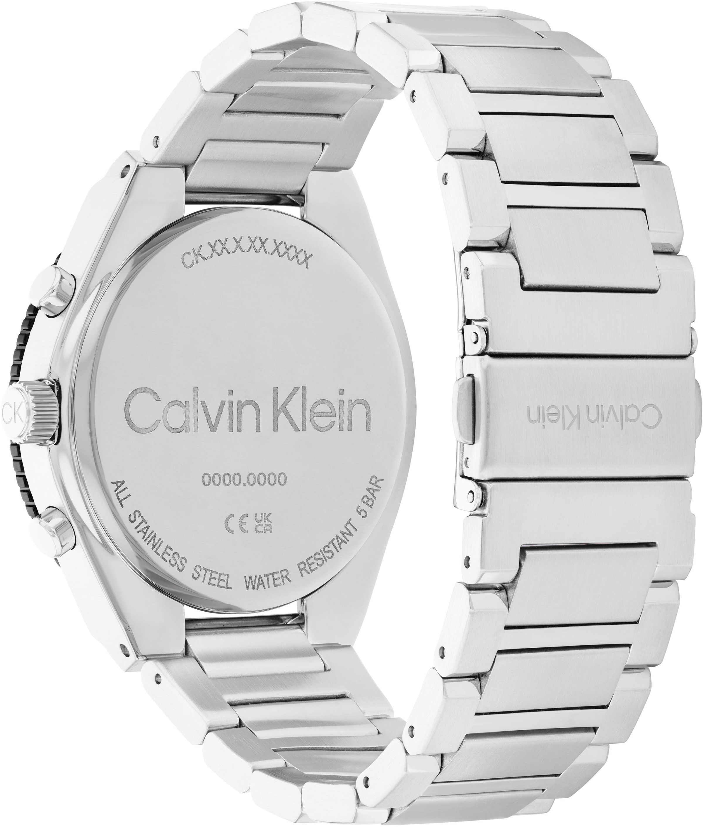 Calvin Klein Multifunktionsuhr »SPORT, 25200301«, Quarzuhr, Armbanduhr, Herrenuhr, Datum, 12/24-Stunden-Anzeige