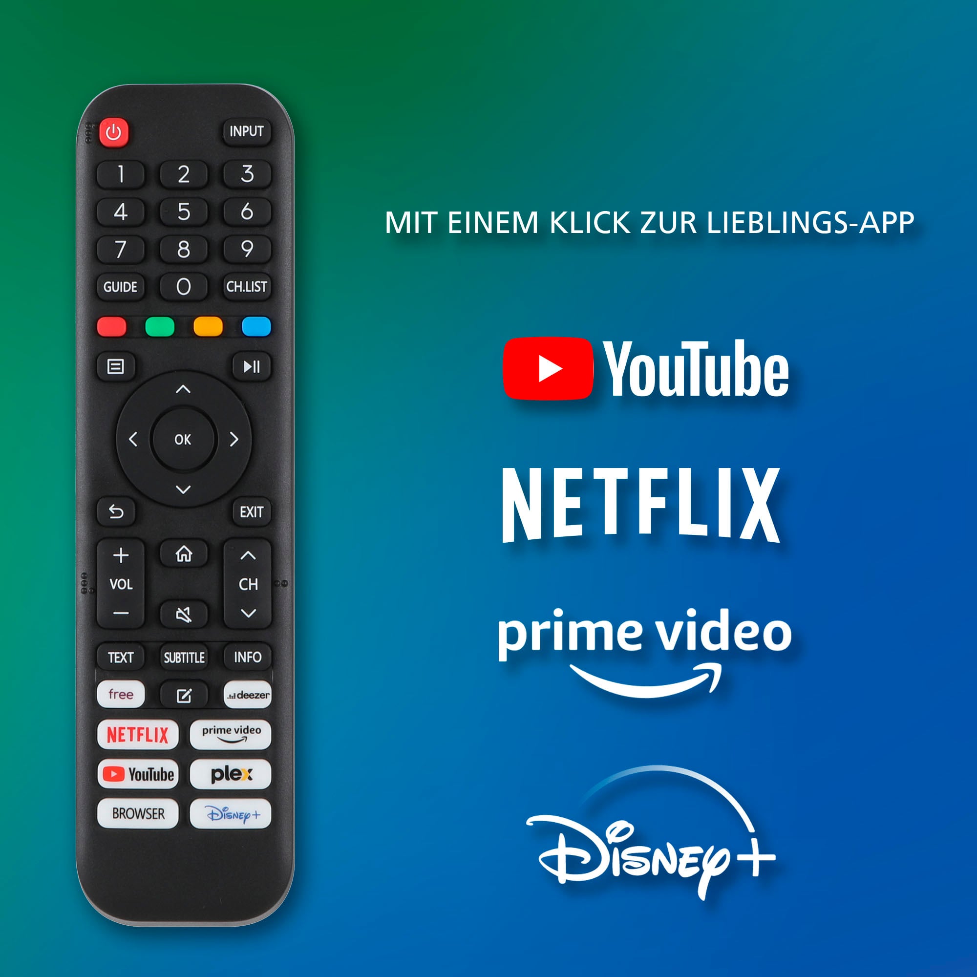 JVC LCD-LED Fernseher »LT-43VDF5455«, Full HD, Smart-TV