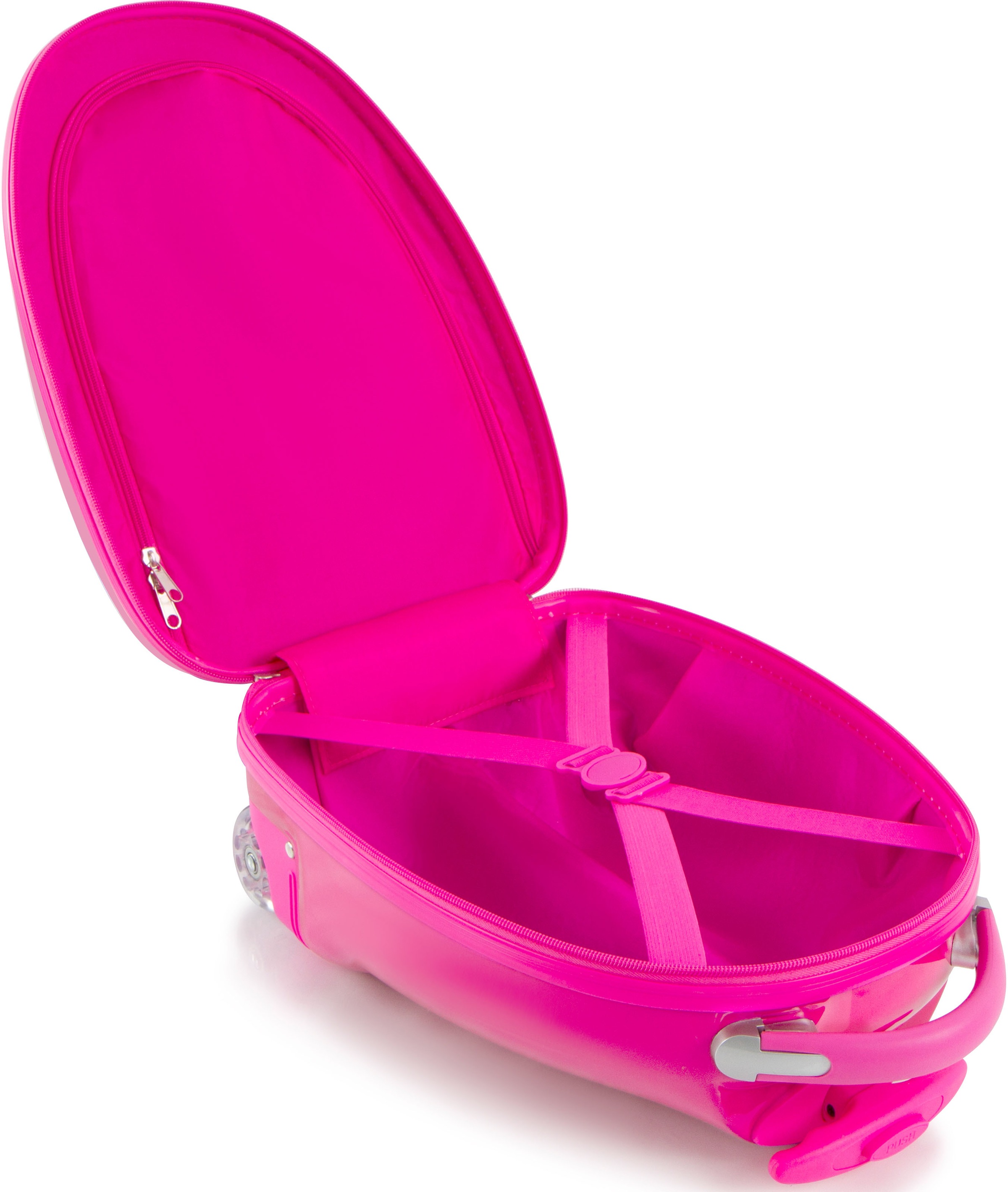Heys Kinderkoffer »Paw Patrol, Rosa«, 2 Rollen, Heys x Joachim Llambi Kindertrolley Handgepäck-Koffer