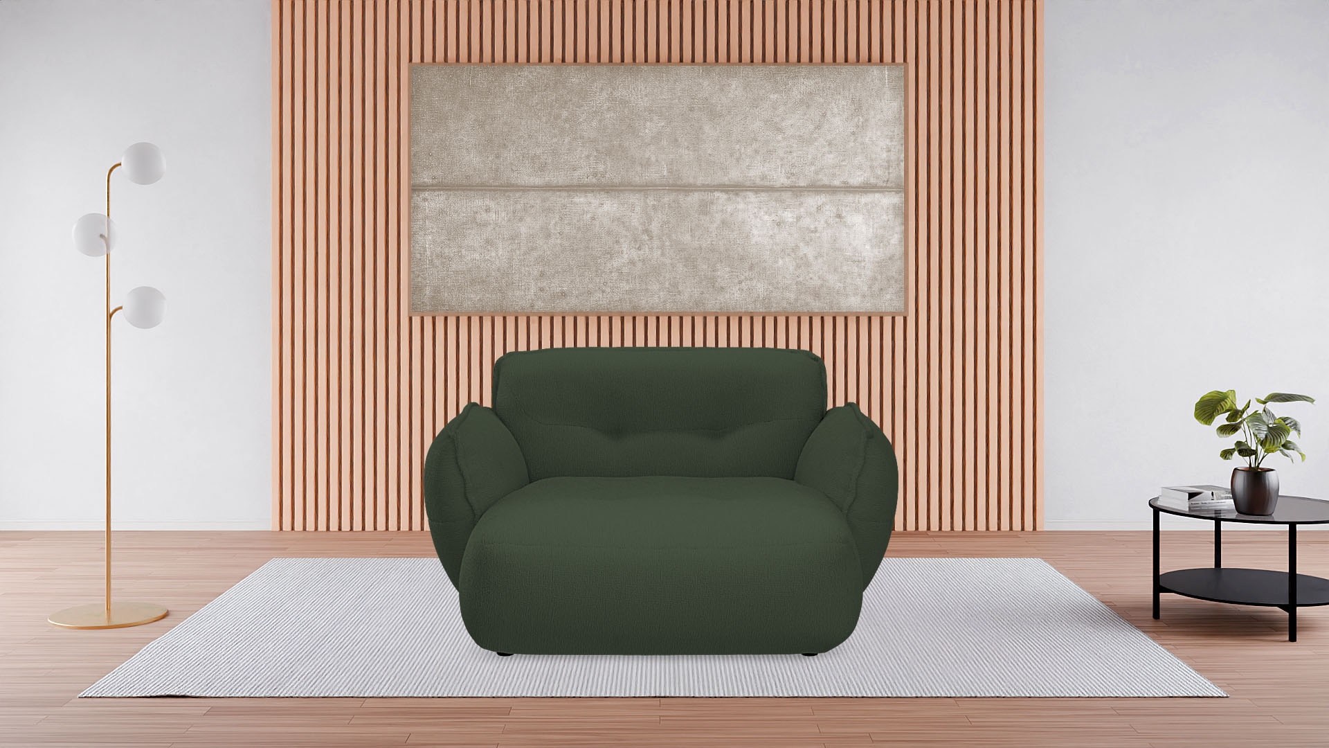 Chaiselongue »Be Fluffy«, Softes Sitzgefühl, moderne Kedernaht, hochwertiger Bezug