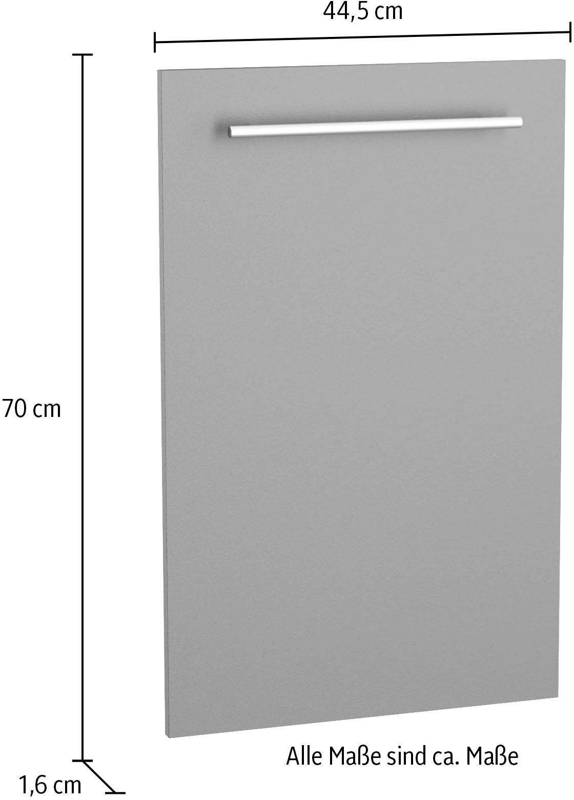 KOCHSTATION Vorsatztür »KS-Bern2« 1 Stk. tlg. Breite 45 cm, inkl. Griff